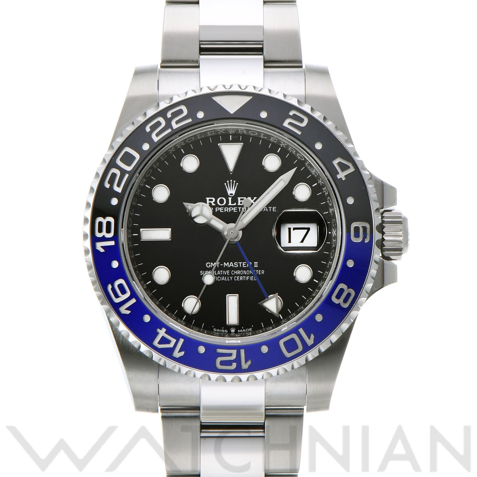 ロレックス GMTマスターII 126710BLNR ブラック メンズ 時計 【中古】【wristwatch】