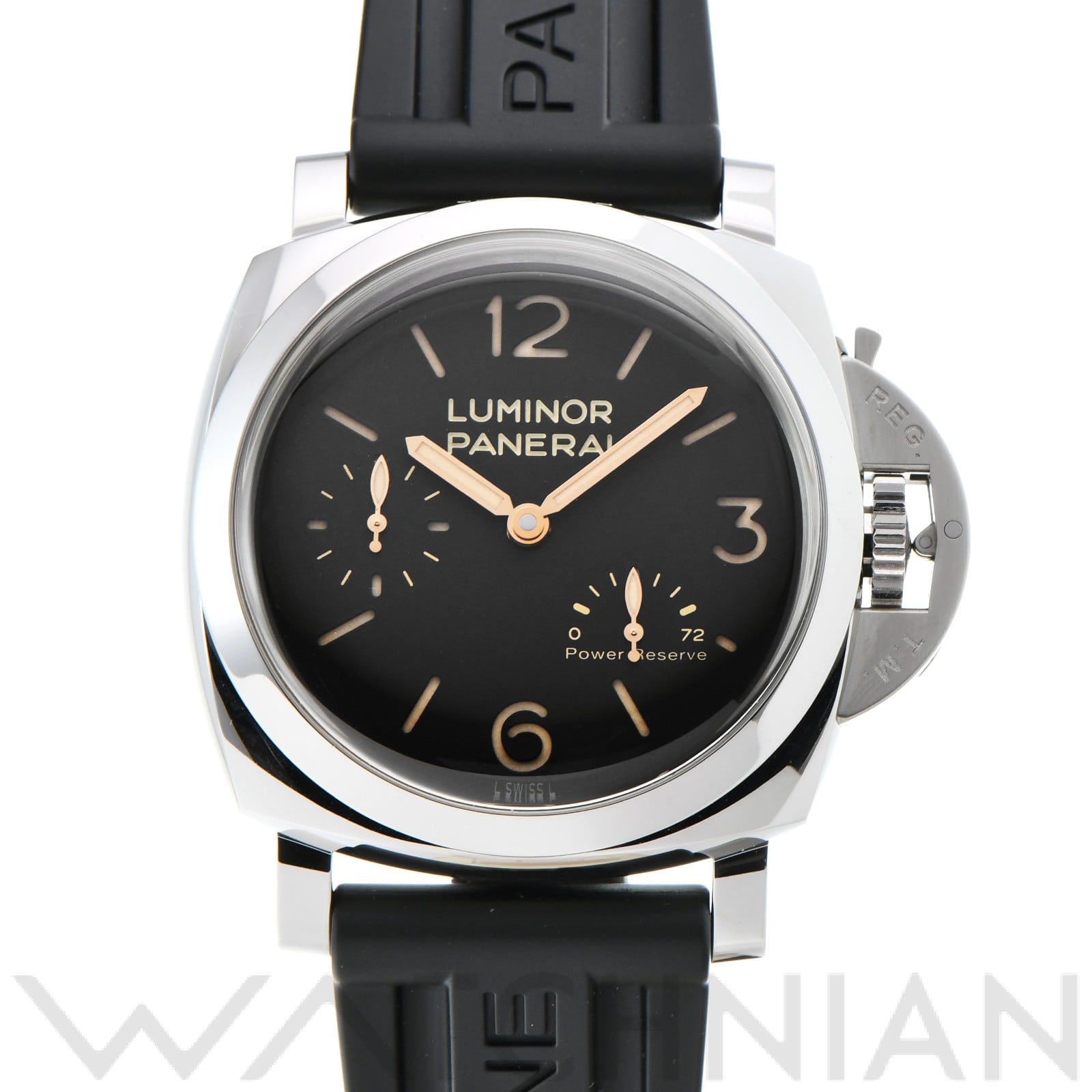 ルミノール 1950 3デイズ パワーリザーブ PAM00423 W番(2020年製造) ブラック パネライ OFFICINE PANERAI メンズ 【中古】