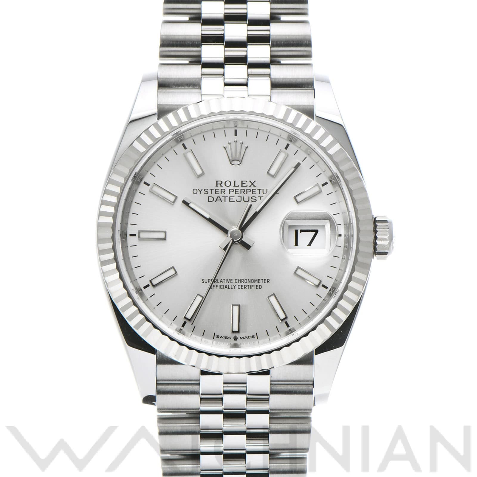 ロレックス デイトジャスト 126234 シルバー メンズ 時計 【中古】【wristwatch】