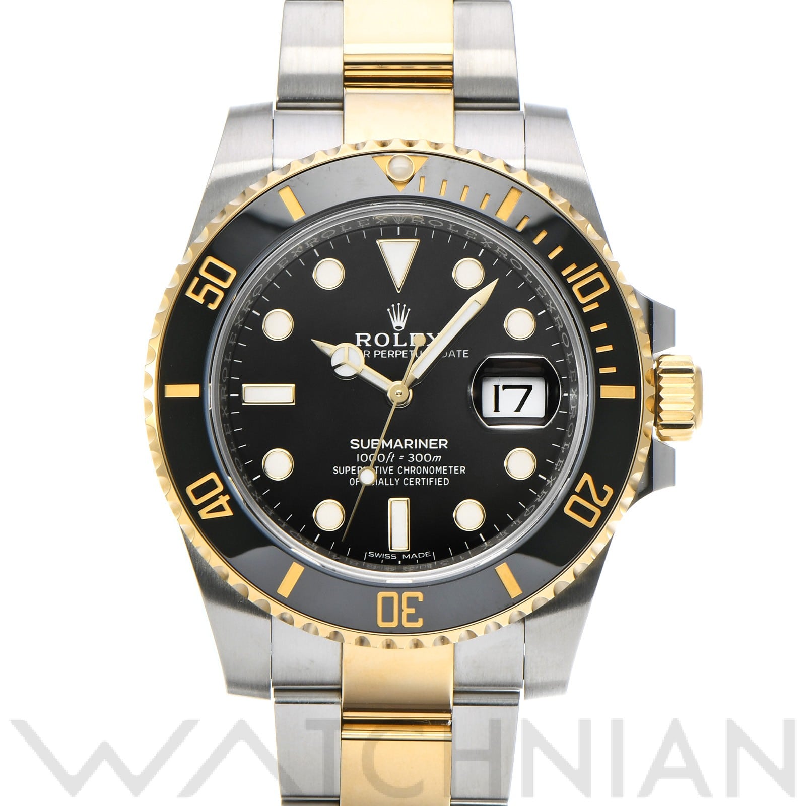 サブマリーナ デイト 116613LN ランダムシリアル ブラック ロレックス ROLEX メンズ 【中古】