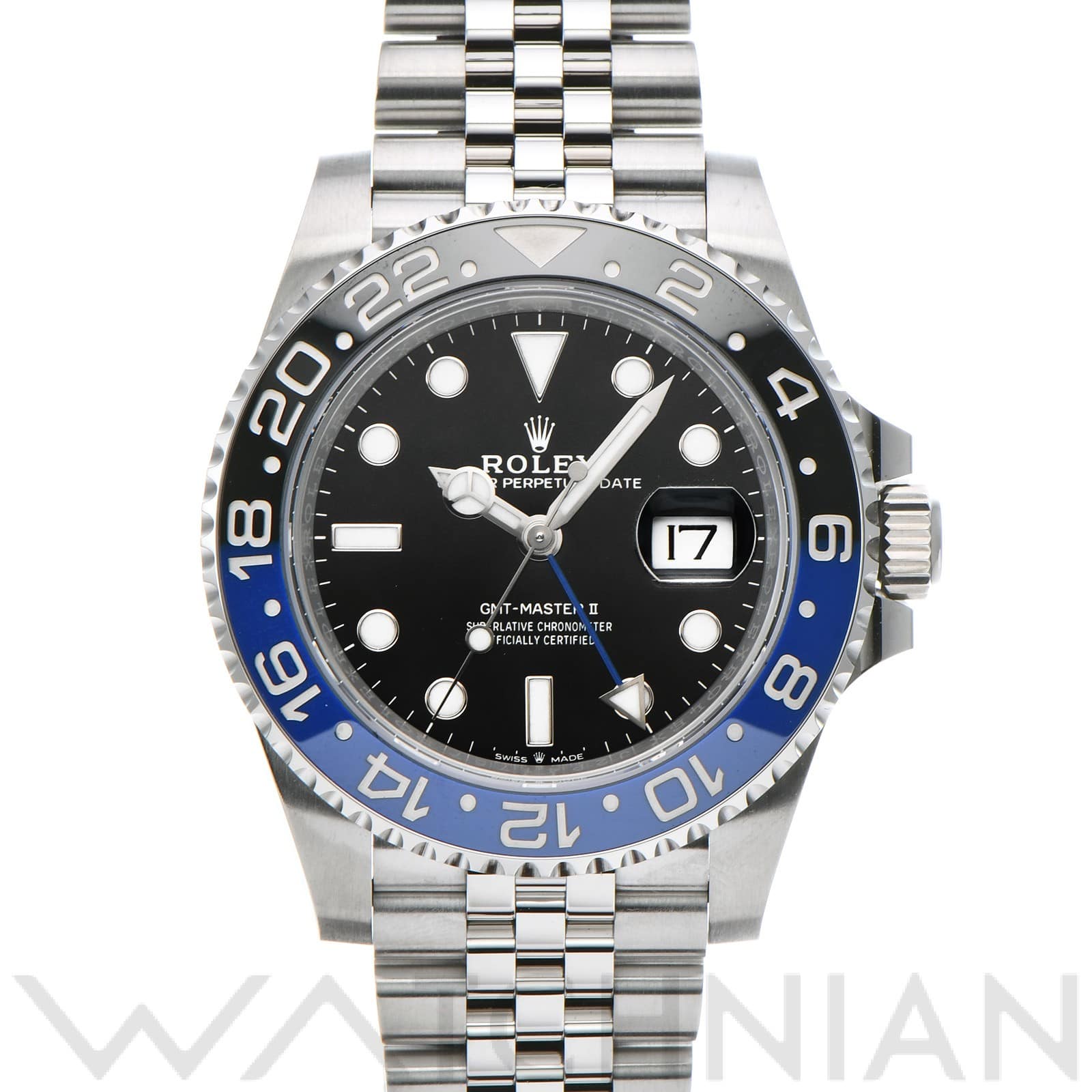 ロレックス GMTマスターII 126710BLNR ブラック メンズ 時計 【中古】【wristwatch】