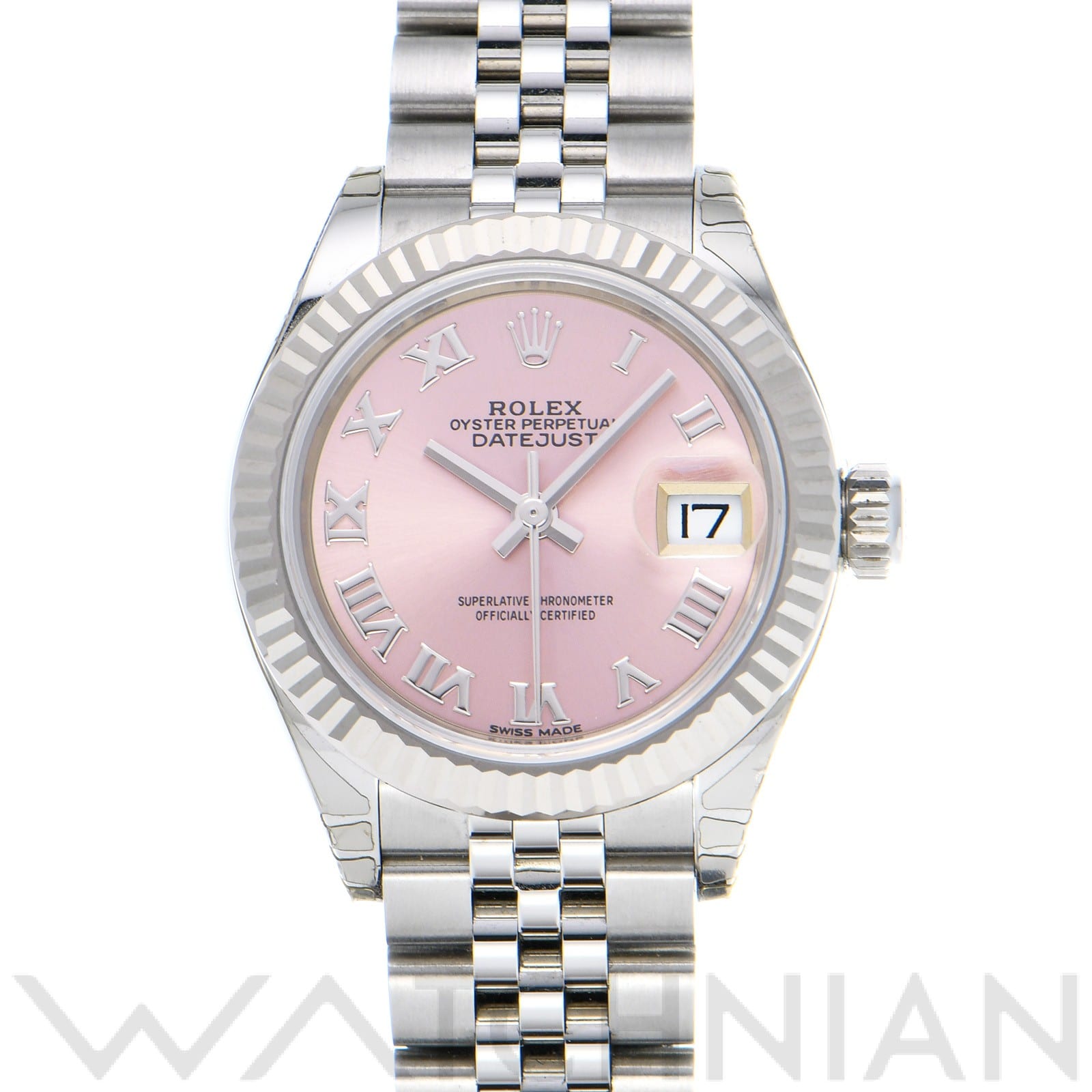 ロレックス レディ デイトジャスト 28 279174 ピンク レディース 時計 【中古】【wristwatch】