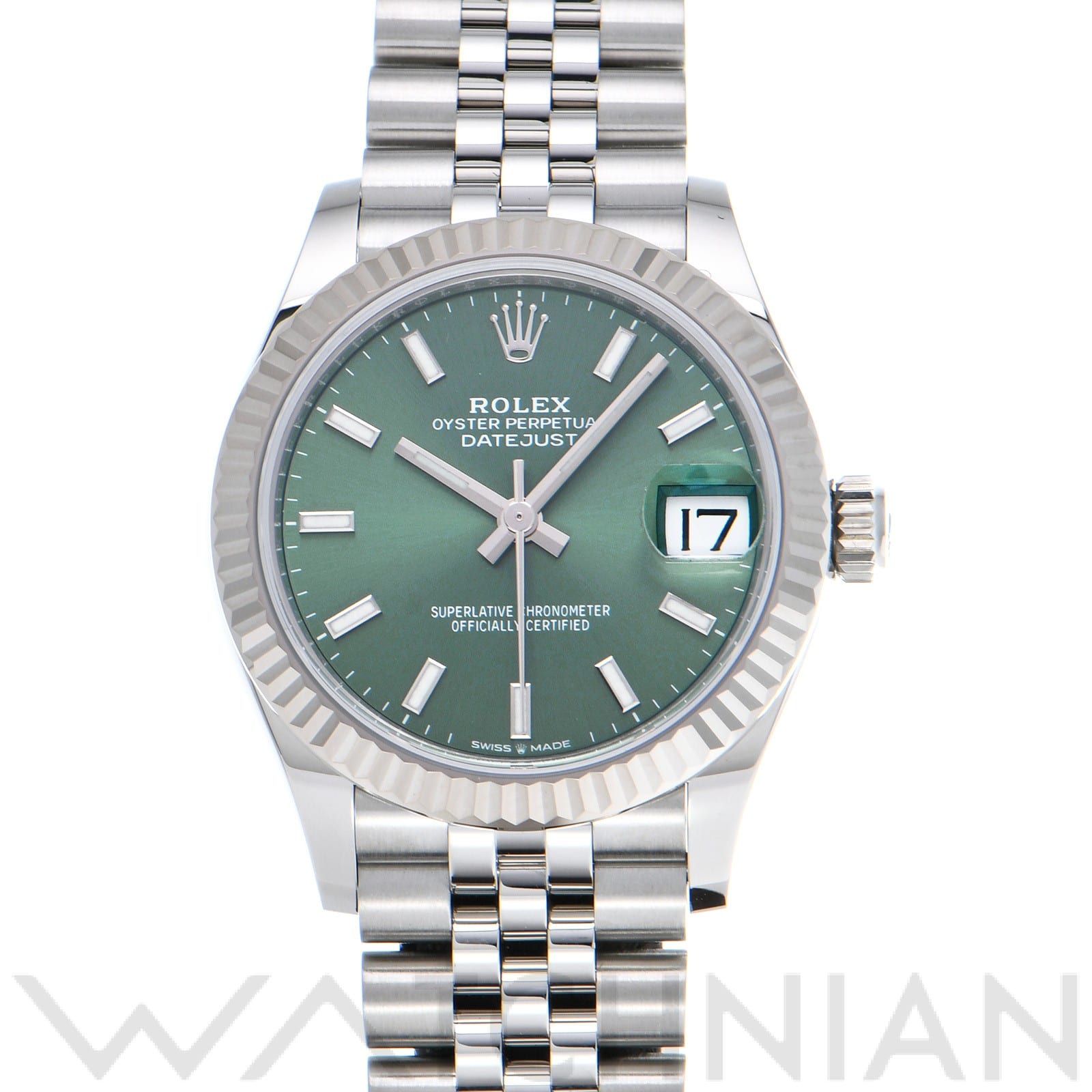 ロレックス / ROLEX デイトジャスト 31 278274 ミントグリーン ユニセックス 時計 【中古】【wristwatch】