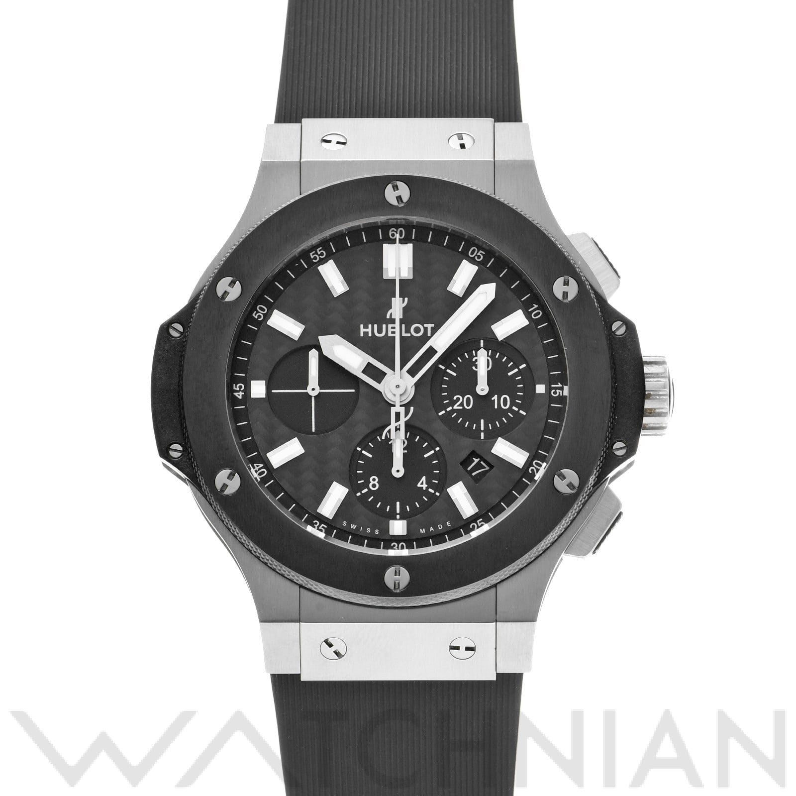 ウブロ / HUBLOT ビッグバン スチール セラミック 301.SM.1770.RX ブラックカーボン メンズ 時計 【中古】【wristwatch】