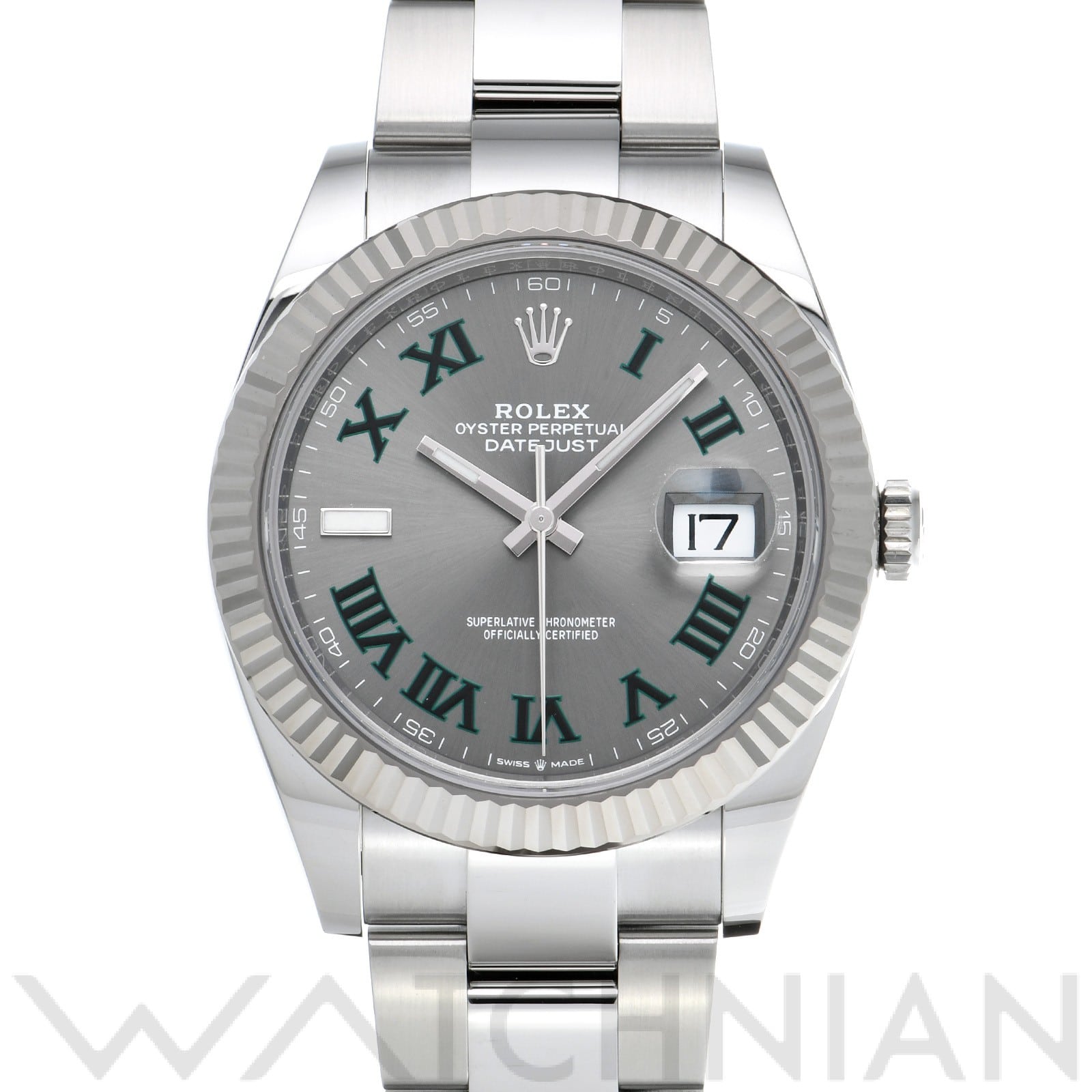 ロレックス デイトジャスト 41 126334 スレート メンズ 時計 【中古】【wristwatch】