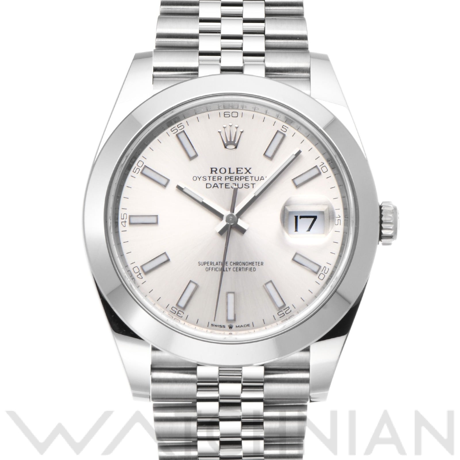 ロレックス / ROLEX デイトジャスト 41 126300 シルバー メンズ 時計 【中古】【wristwatch】