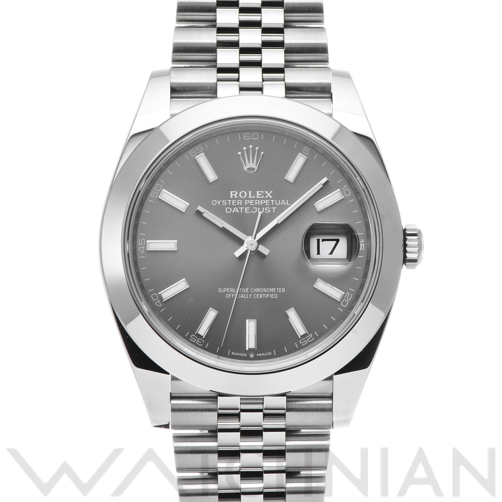 ロレックス / ROLEX デイトジャスト 41 126300 スレート メンズ 時計 【中古】【wristwatch】