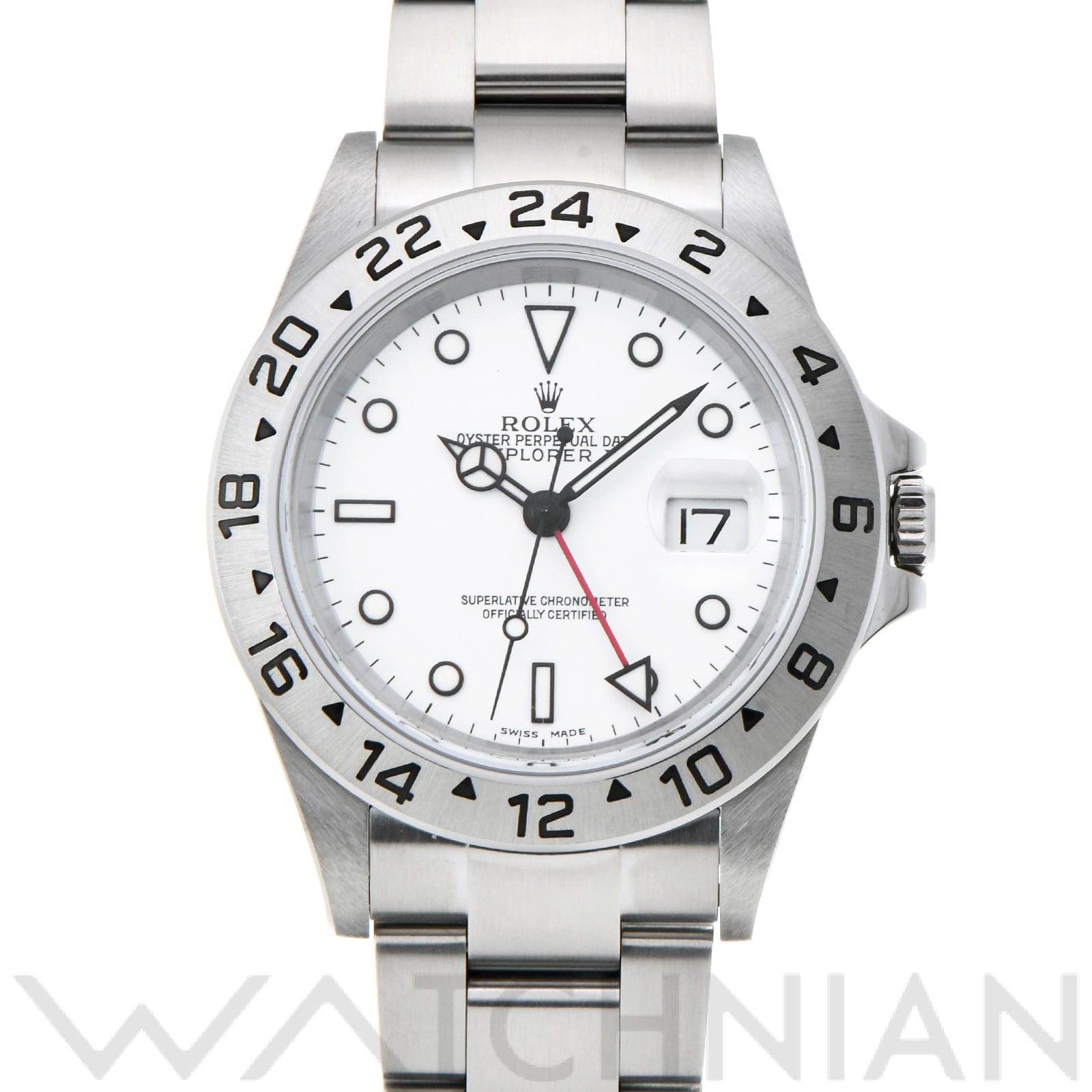 ロレックス エクスプローラーII 16570 ホワイト メンズ 時計 【中古】【wristwatch】