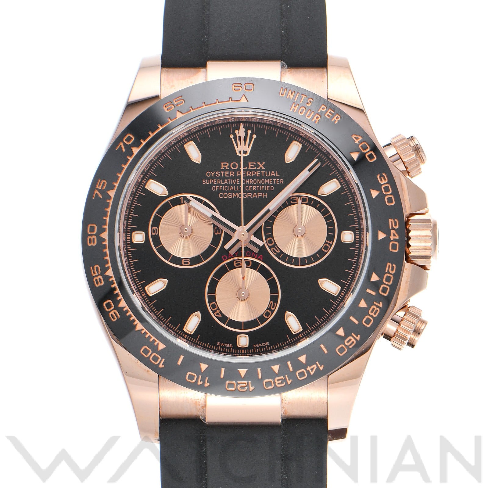 ロレックス コスモグラフ デイトナ 116515LN ブラック/ピンク メンズ 時計 【中古】【wristwatch】
