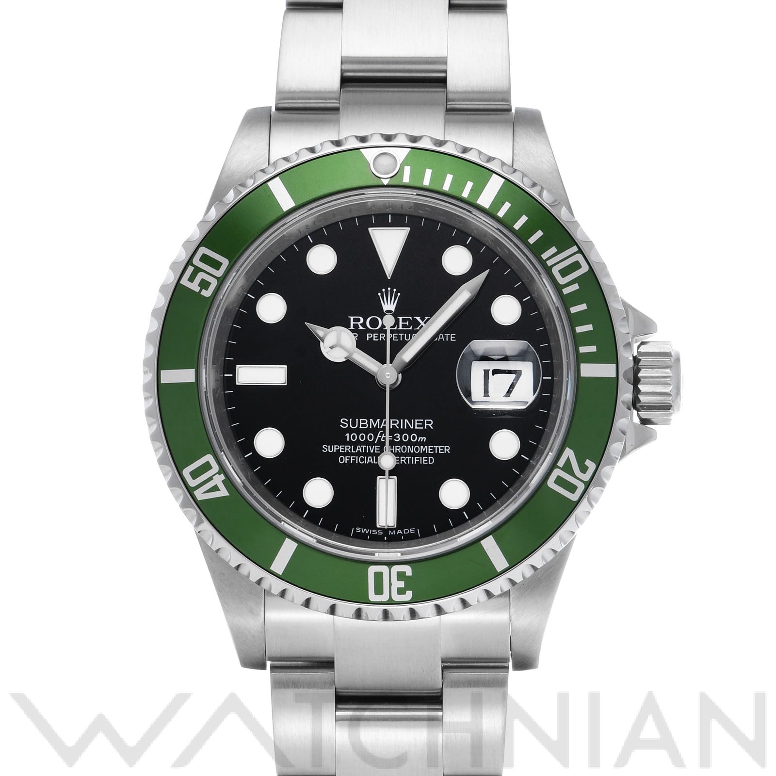 サブマリーナ デイト 16610LV M番(2008年頃製造) ブラック ロレックス ROLEX メンズ 【中古】