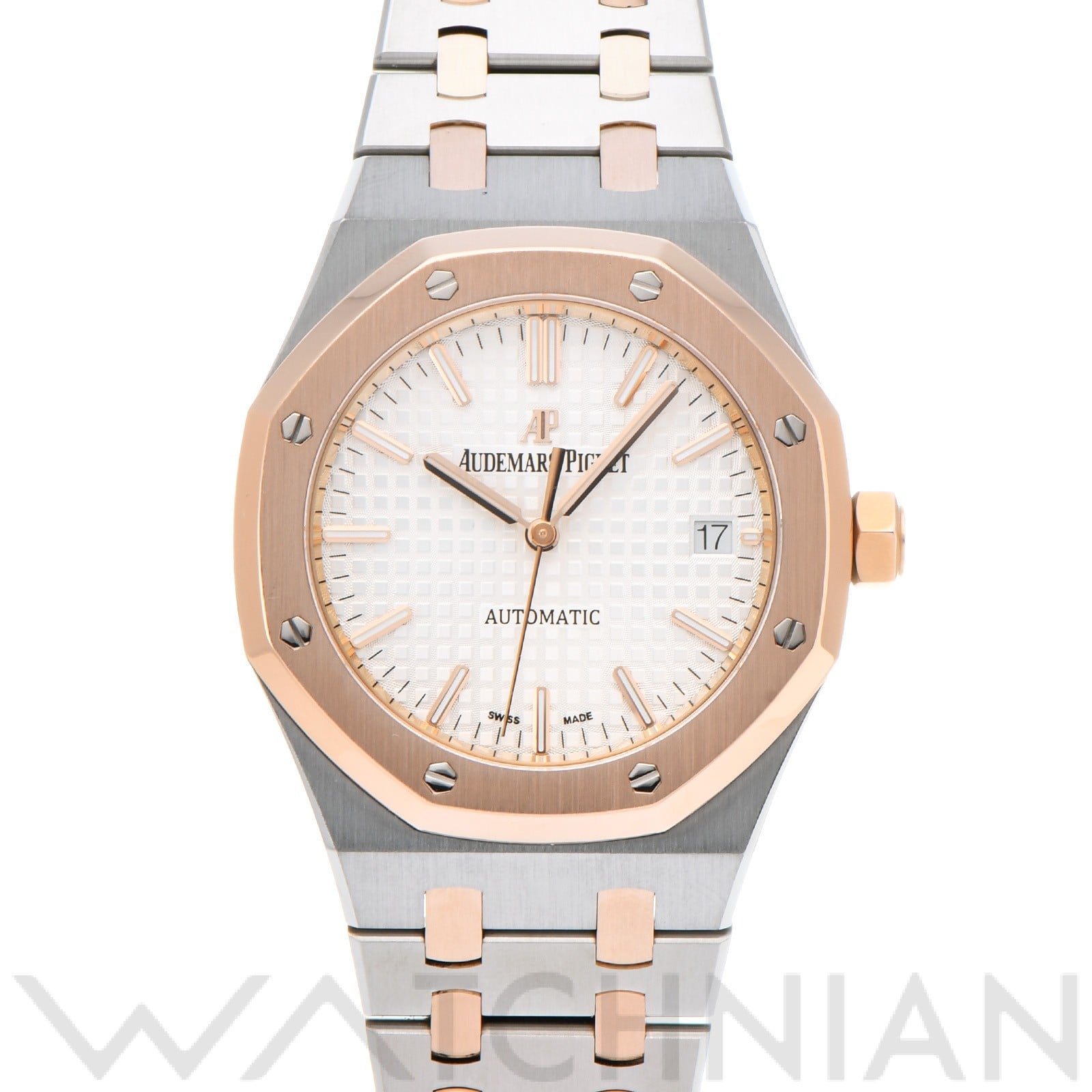 オーデマ ピゲ ロイヤルオーク 15450SR.OO.1256SR.01 シルバー ユニセックス 時計 【中古】【wristwatch】