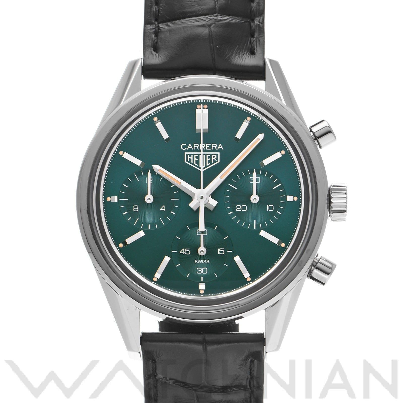 タグ ホイヤー / TAG HEUER カレラ キャリバーホイヤー02 クロノグラフ スペシャルエディション CBK221F.FC6479 グリーン メンズ 時計 【中古】【wristwatch】