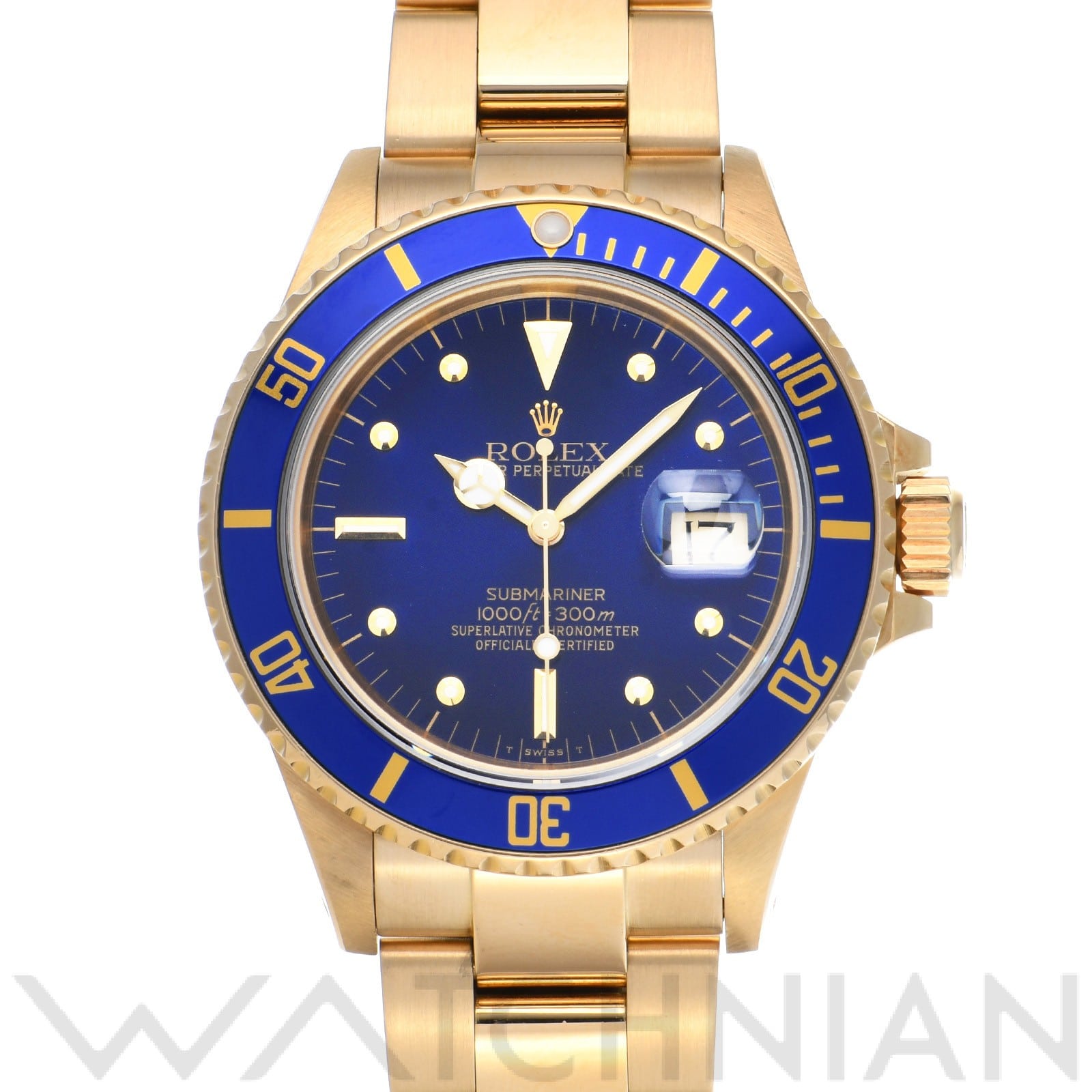 サブマリーナ デイト 16808 R番(1988年頃製造) ブルー ロレックス ROLEX メンズ 【中古】