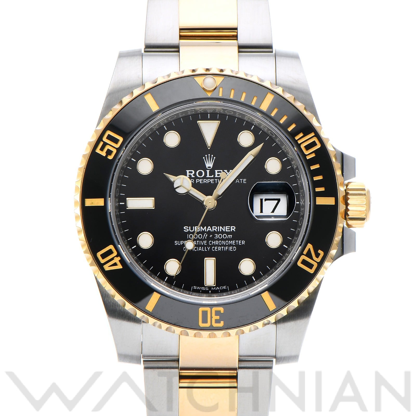 サブマリーナ デイト 116613LN ランダムシリアル ブラック ロレックス ROLEX メンズ 【中古】