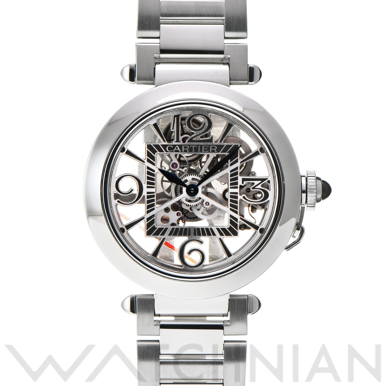 カルティエ / CARTIER パシャ ドゥ カルティエ 41mm WHPA0007 スケルトン メンズ 時計 【中古】【wristwatch】