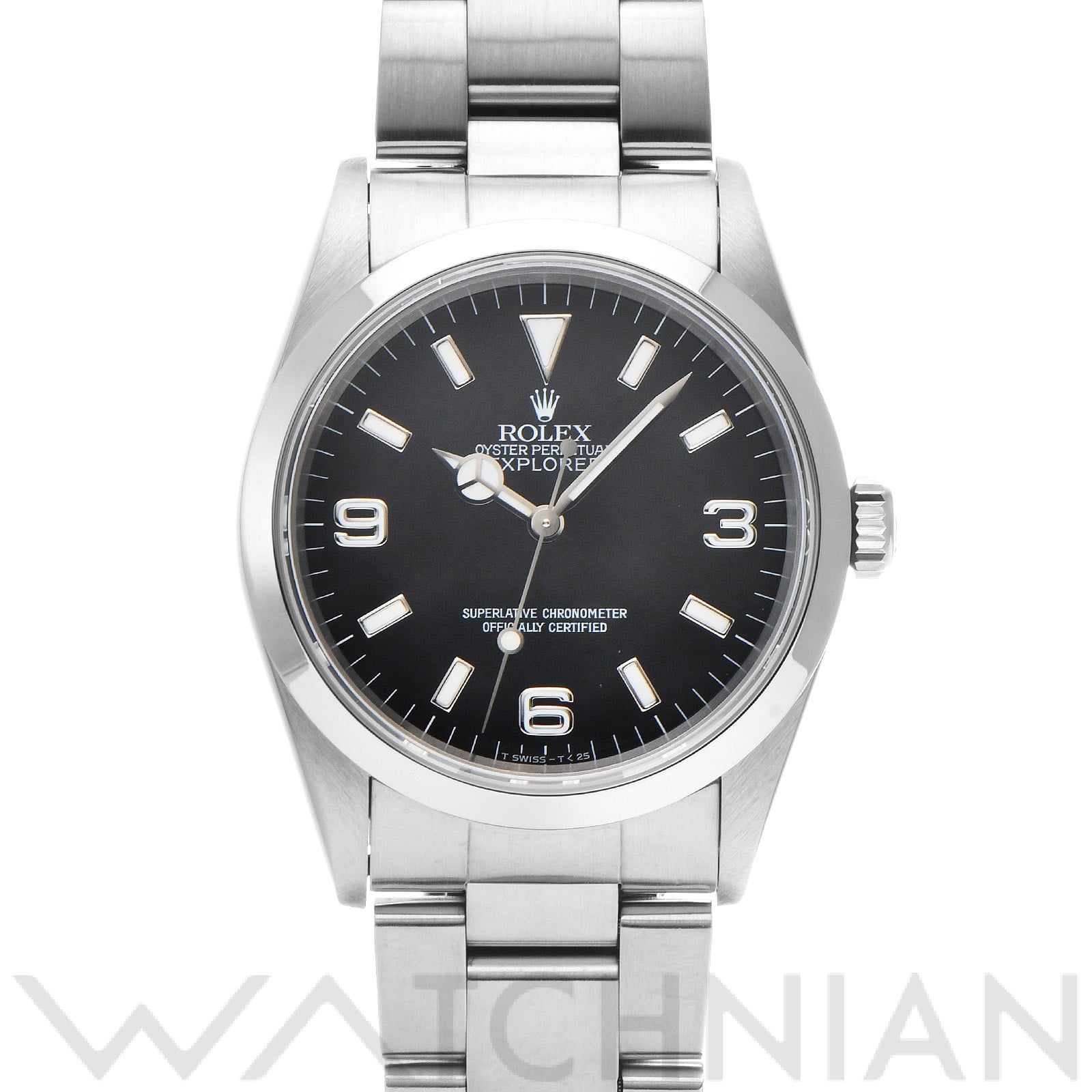 ロレックス エクスプローラー 14270 ブラック メンズ 時計 【中古】【wristwatch】