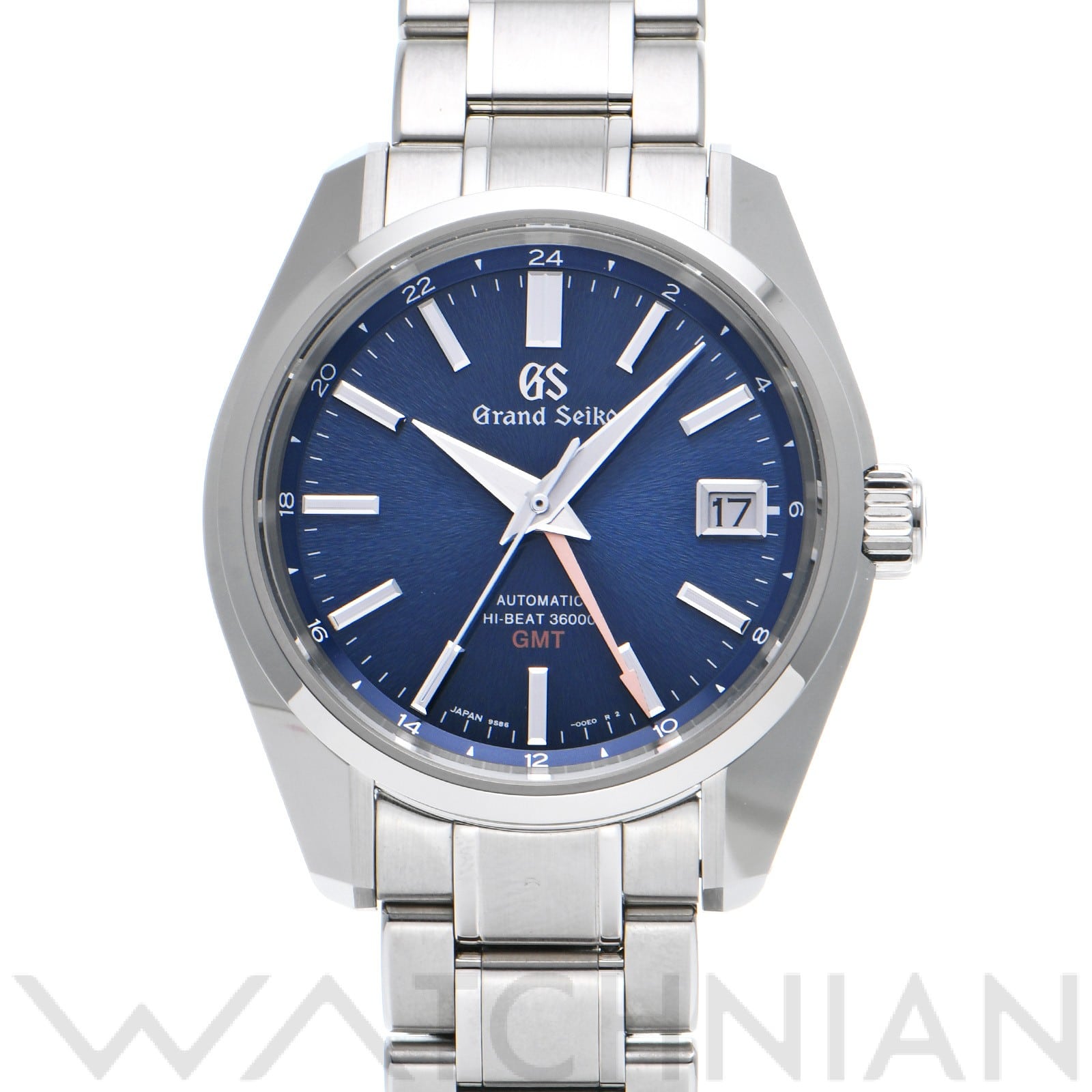 グランドセイコー / Grand Seiko メカニカル ハイビート36000 GMT SBGJ235 ブルー メンズ 時計 【中古】【wristwatch】