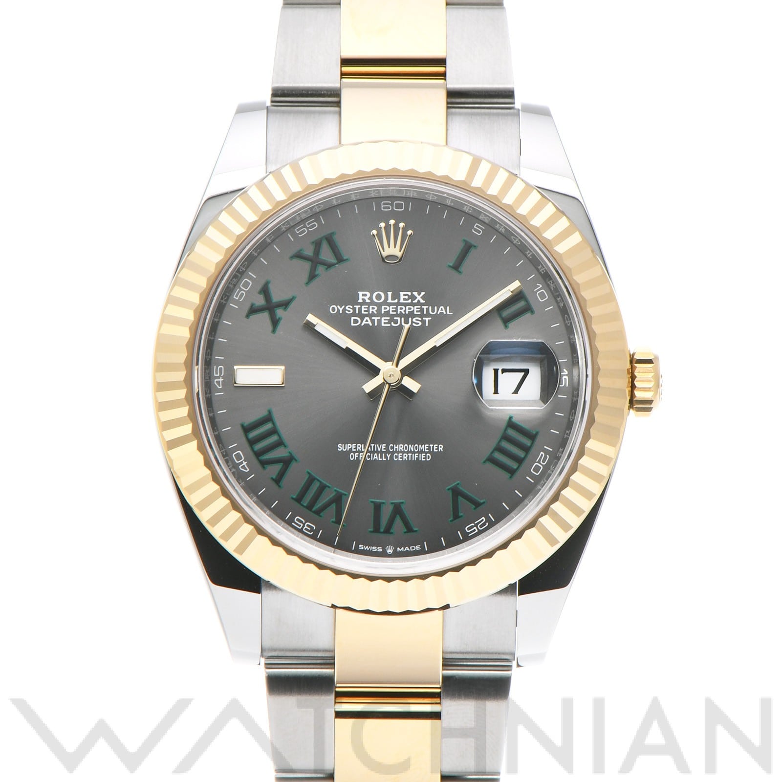 ロレックス デイトジャスト 41 126333 スレート メンズ 時計 【中古】【wristwatch】