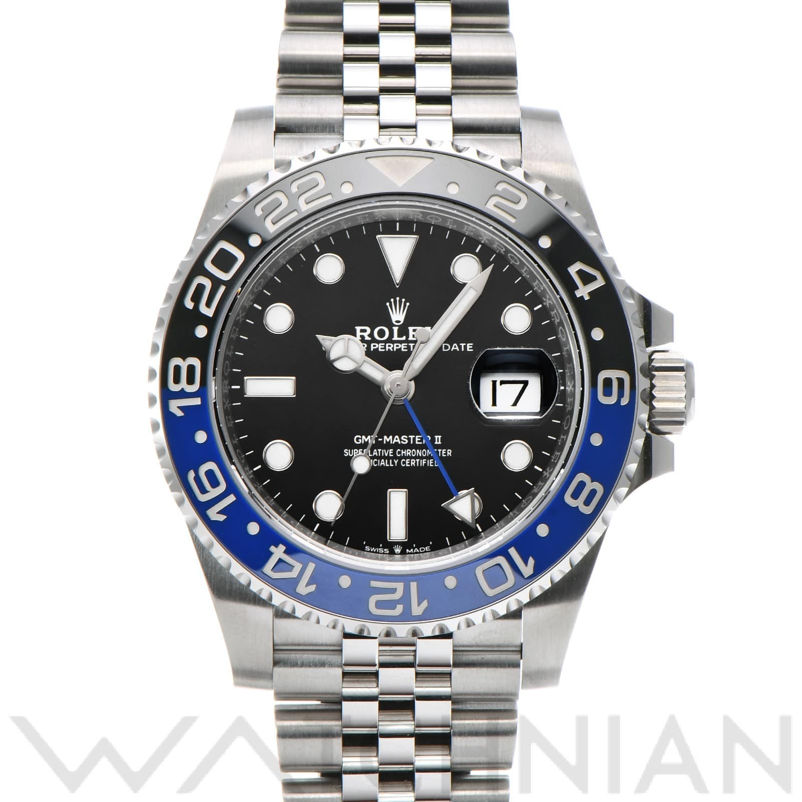 ロレックス GMTマスターII 126710BLNR ブラック メンズ 時計 【中古】【wristwatch】