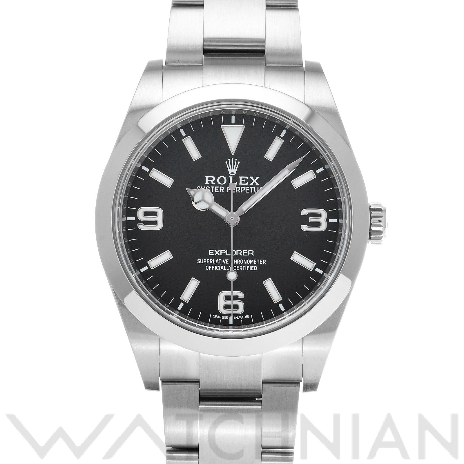 ロレックス エクスプローラー 214270 ブラック メンズ 時計 【中古】【wristwatch】