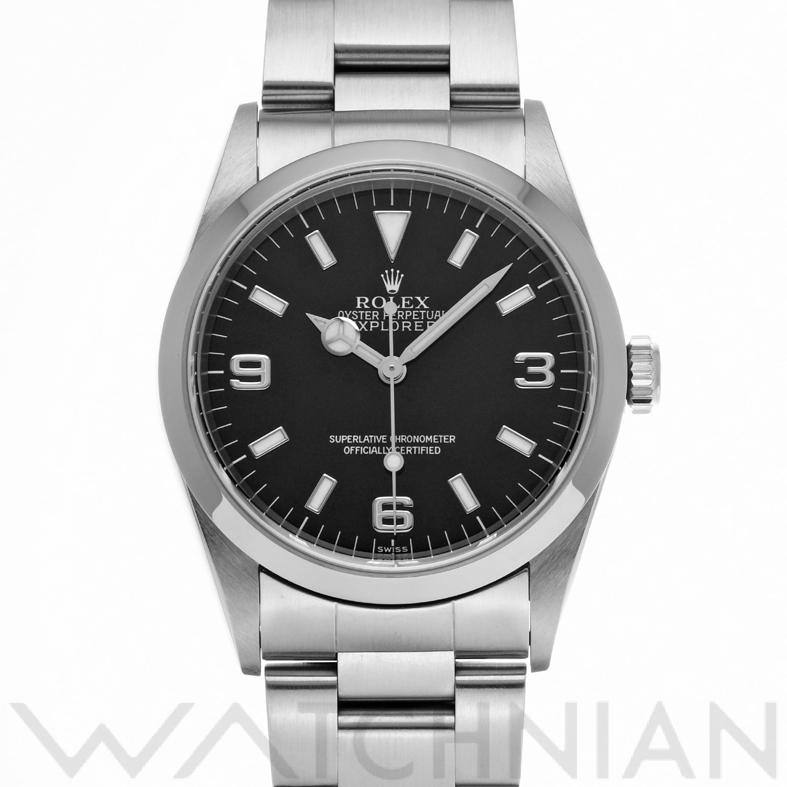 ロレックス エクスプローラー 14270 ブラック メンズ 時計 【中古】【wristwatch】