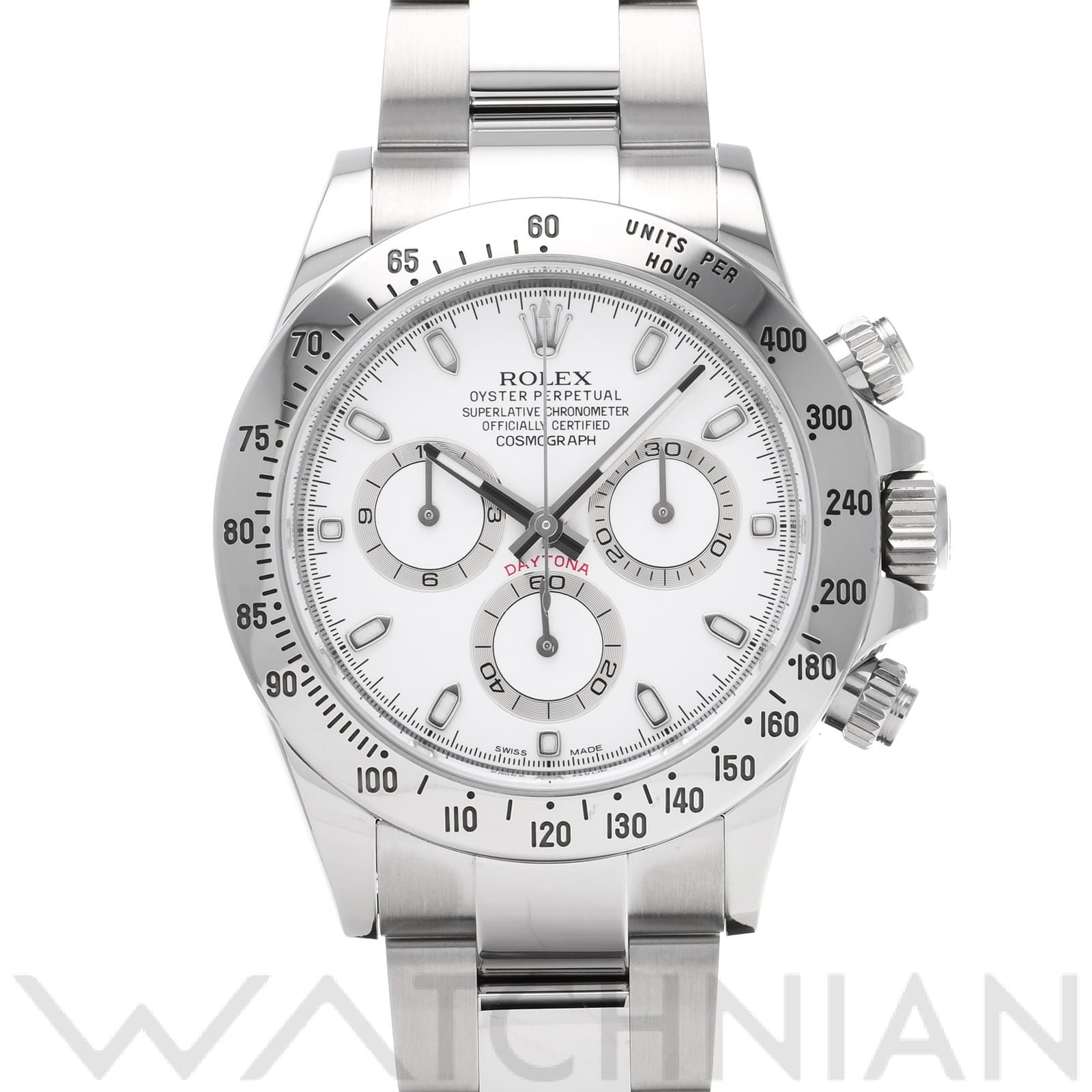 ロレックス コスモグラフ デイトナ 116520 ホワイト メンズ 時計 【中古】【wristwatch】