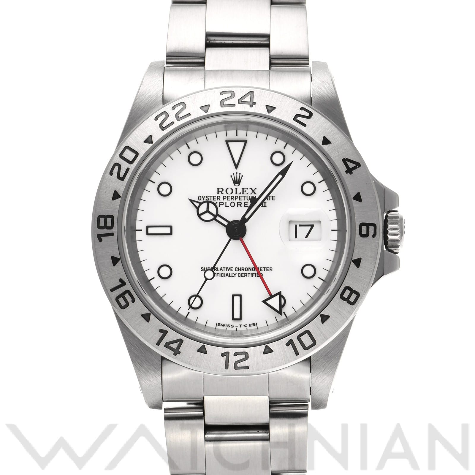 ロレックス エクスプローラーII 16570 ホワイト メンズ 時計 【中古】【wristwatch】