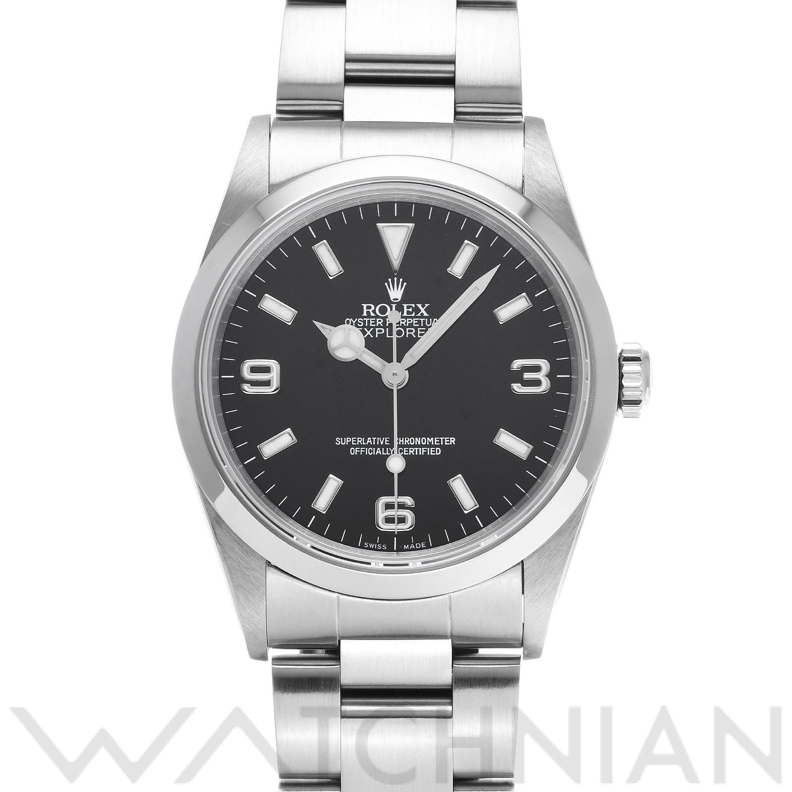 ロレックス エクスプローラー 14270 ブラック メンズ 時計 【中古】【wristwatch】