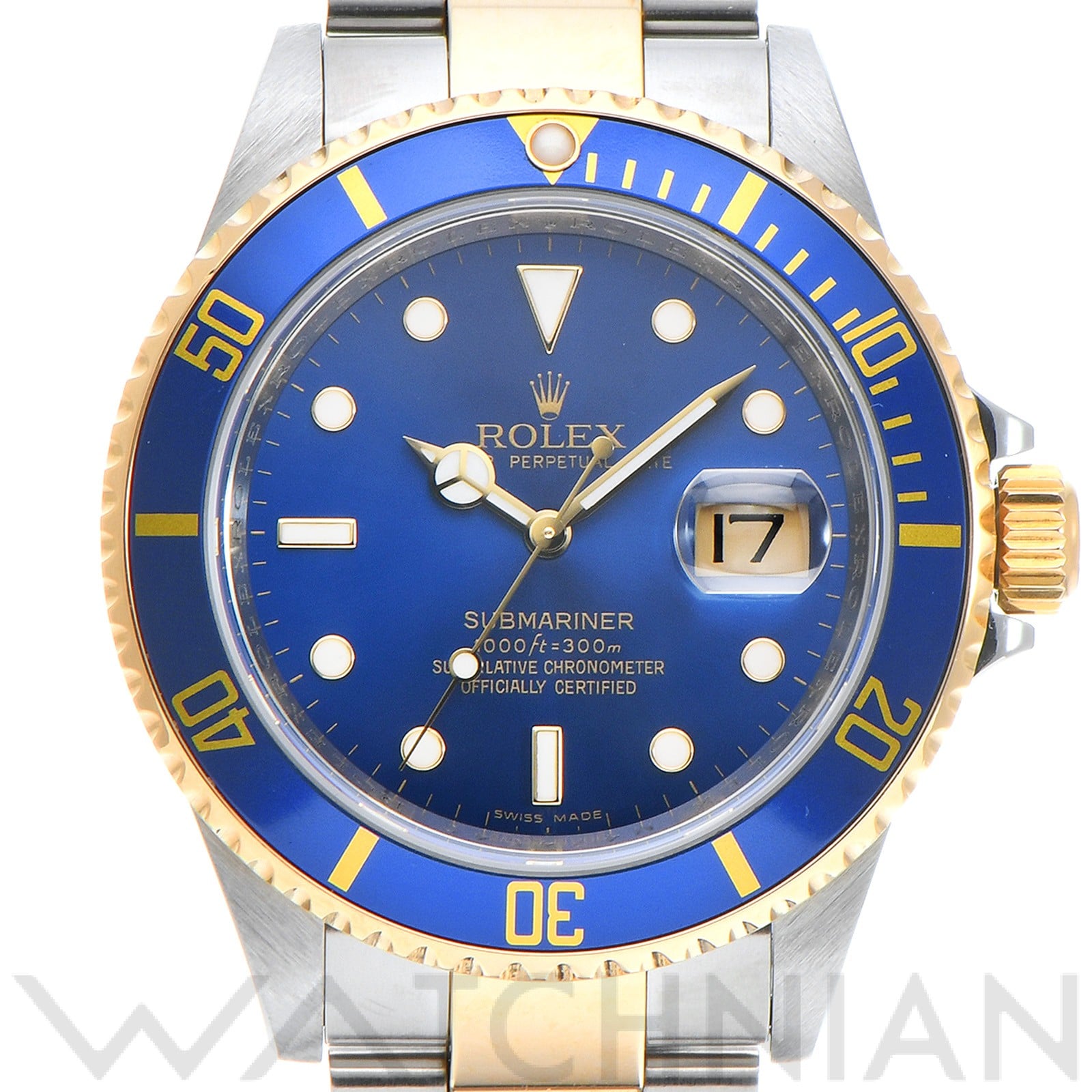 ロレックス / ROLEX サブマリーナ デイト 16613 ブルー メンズ 時計 【中古】【wristwatch】