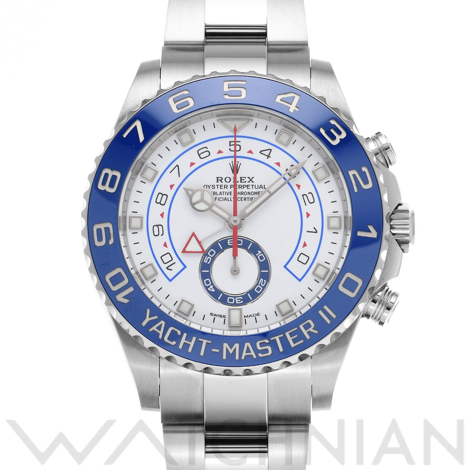 ロレックス ヨットマスターII 116680 ホワイト メンズ 時計 【中古】【wristwatch】