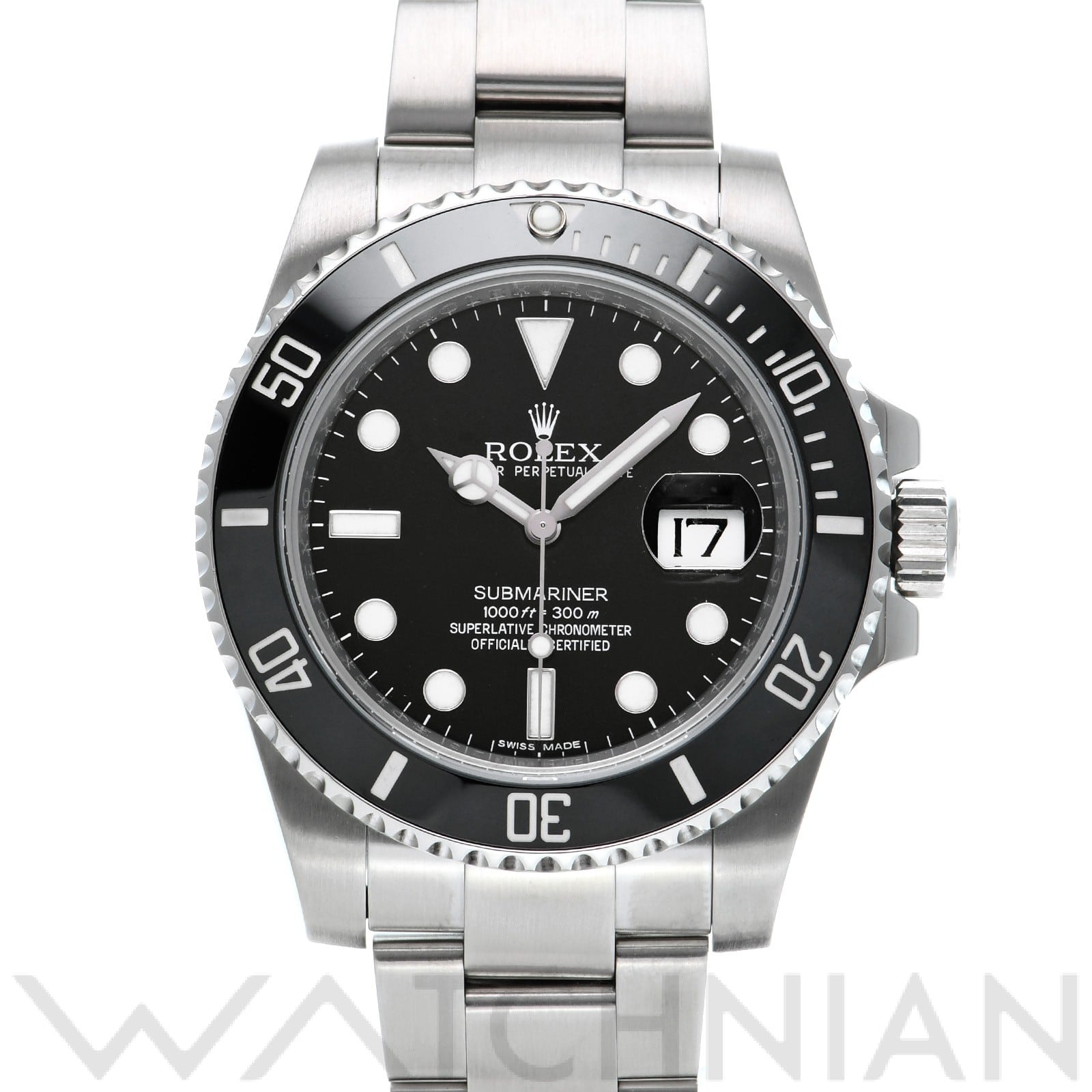 ロレックス サブマリーナ デイト 116610LN ブラック メンズ 時計 【中古】【wristwatch】