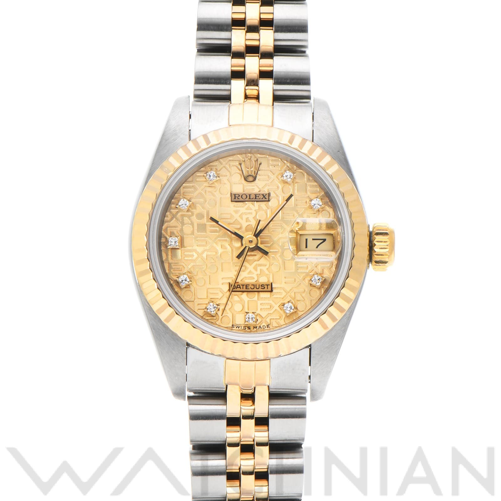 ロレックス / ROLEX デイトジャスト 69173G シャンパンコンピュータ/ダイヤモンド レディース 時計 【中古】【wristwatch】