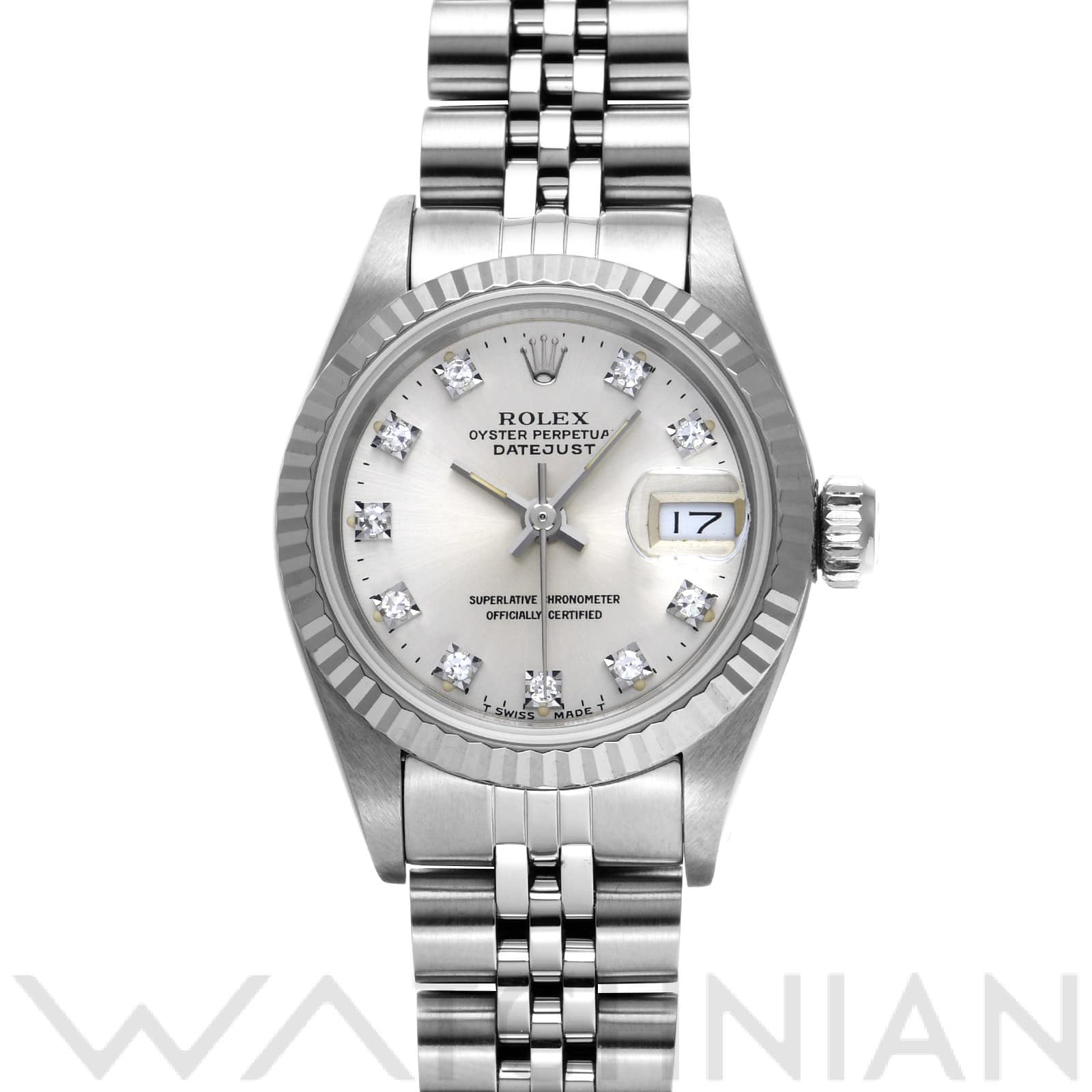 ロレックス / ROLEX デイトジャスト 69174G シルバー/ダイヤモンド レディース 時計 【中古】【wristwatch】