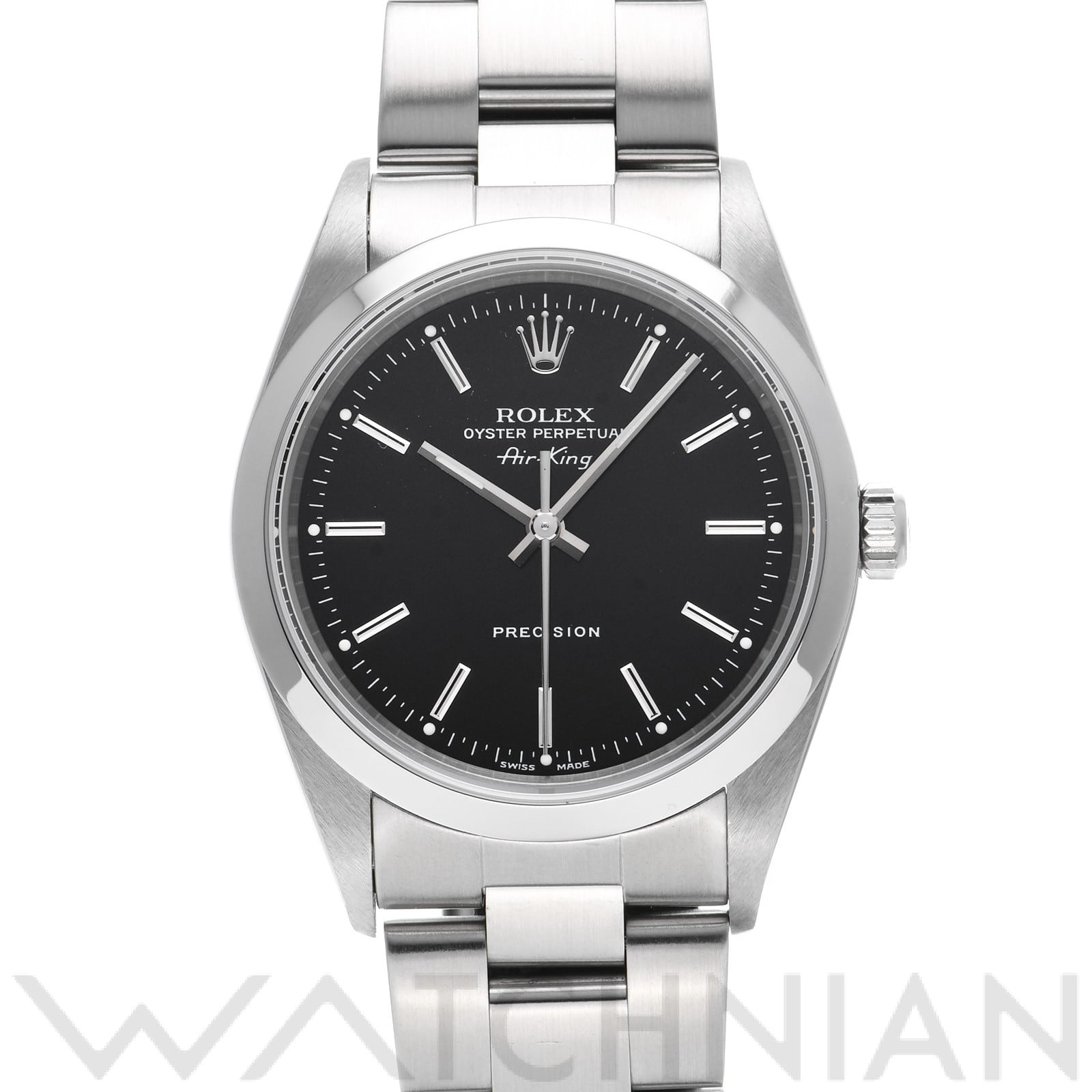 ロレックス エアキング 14000 ブラック メンズ 時計 【中古】【wristwatch】