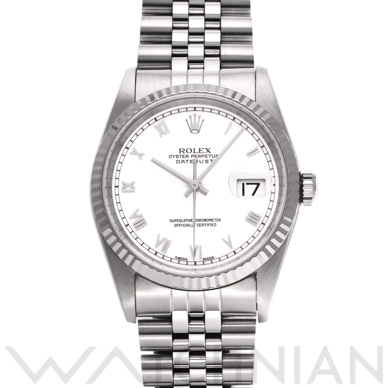 ロレックス デイトジャスト 16234 ホワイト メンズ 時計 【中古】【wristwatch】