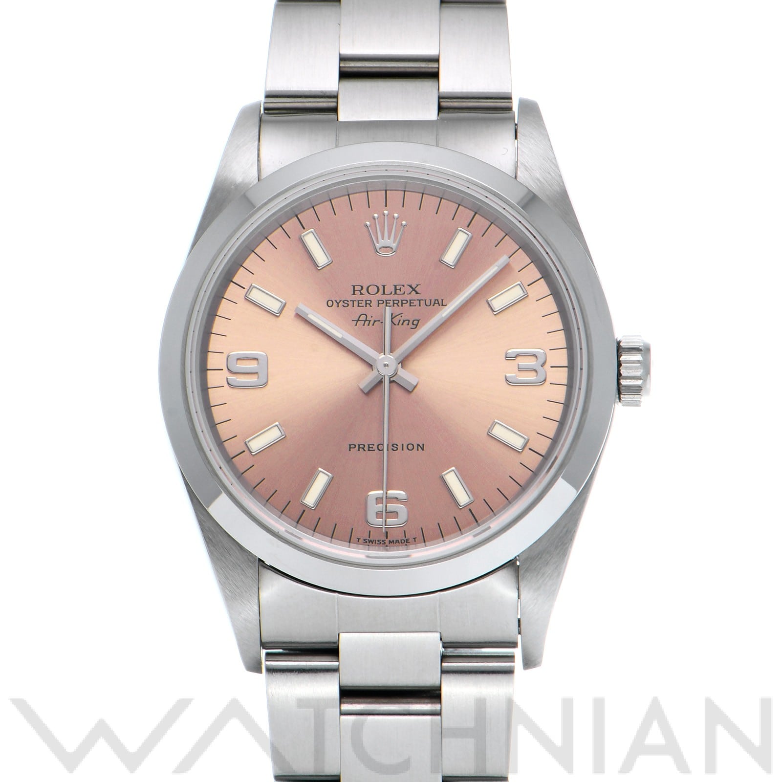 ロレックス エアキング 14000 ピンク メンズ 時計 【中古】【wristwatch】