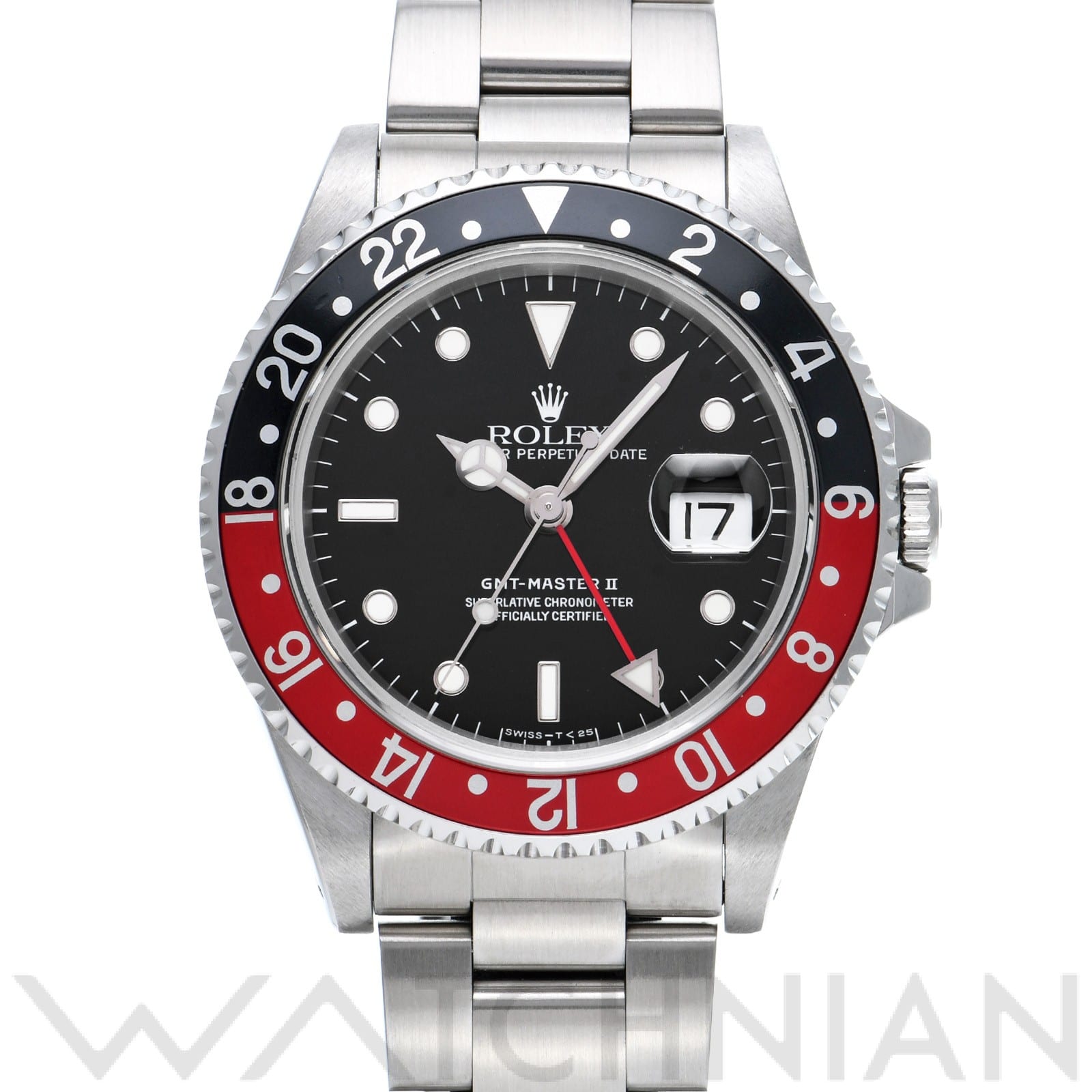 ロレックス GMTマスターII 16710 ブラック メンズ 時計 【中古】【wristwatch】