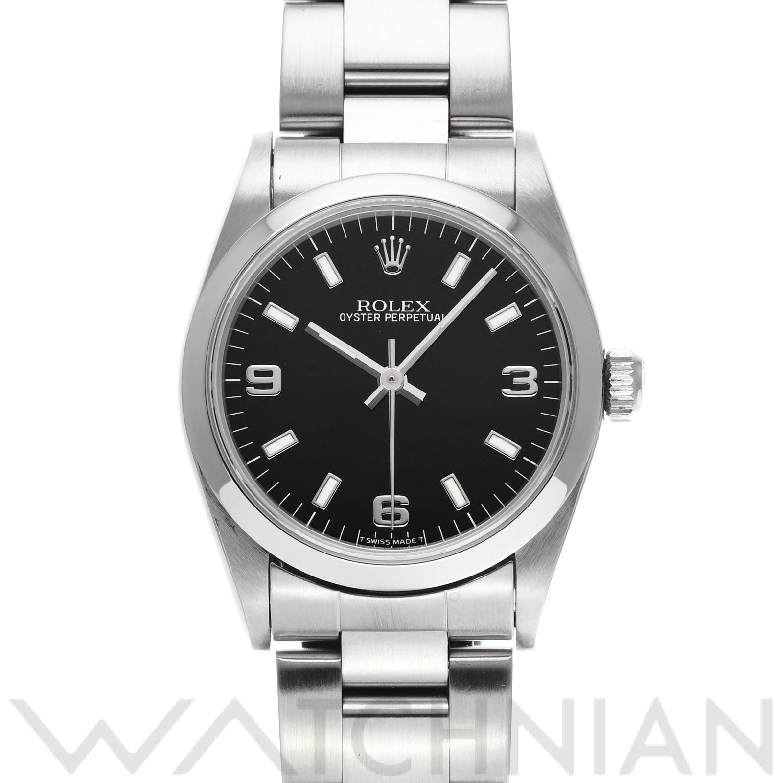 ロレックス / ROLEX オイスターパーペチュアル 67480 ブラック ユニセックス 時計 【中古】【wristwatch】