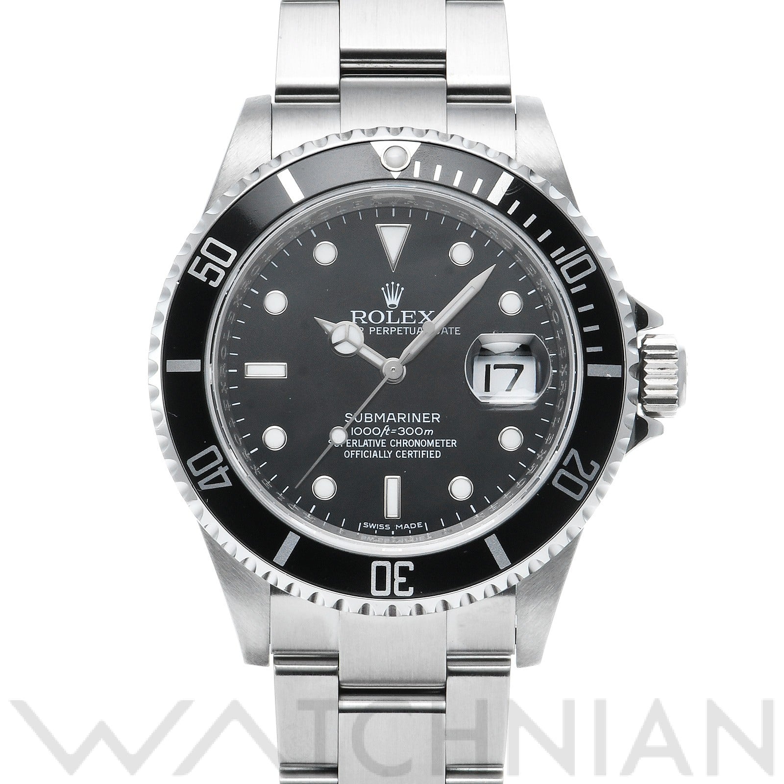 サブマリーナ デイト 16610 M番(2008年頃製造) ブラック ロレックス ROLEX メンズ 【中古】