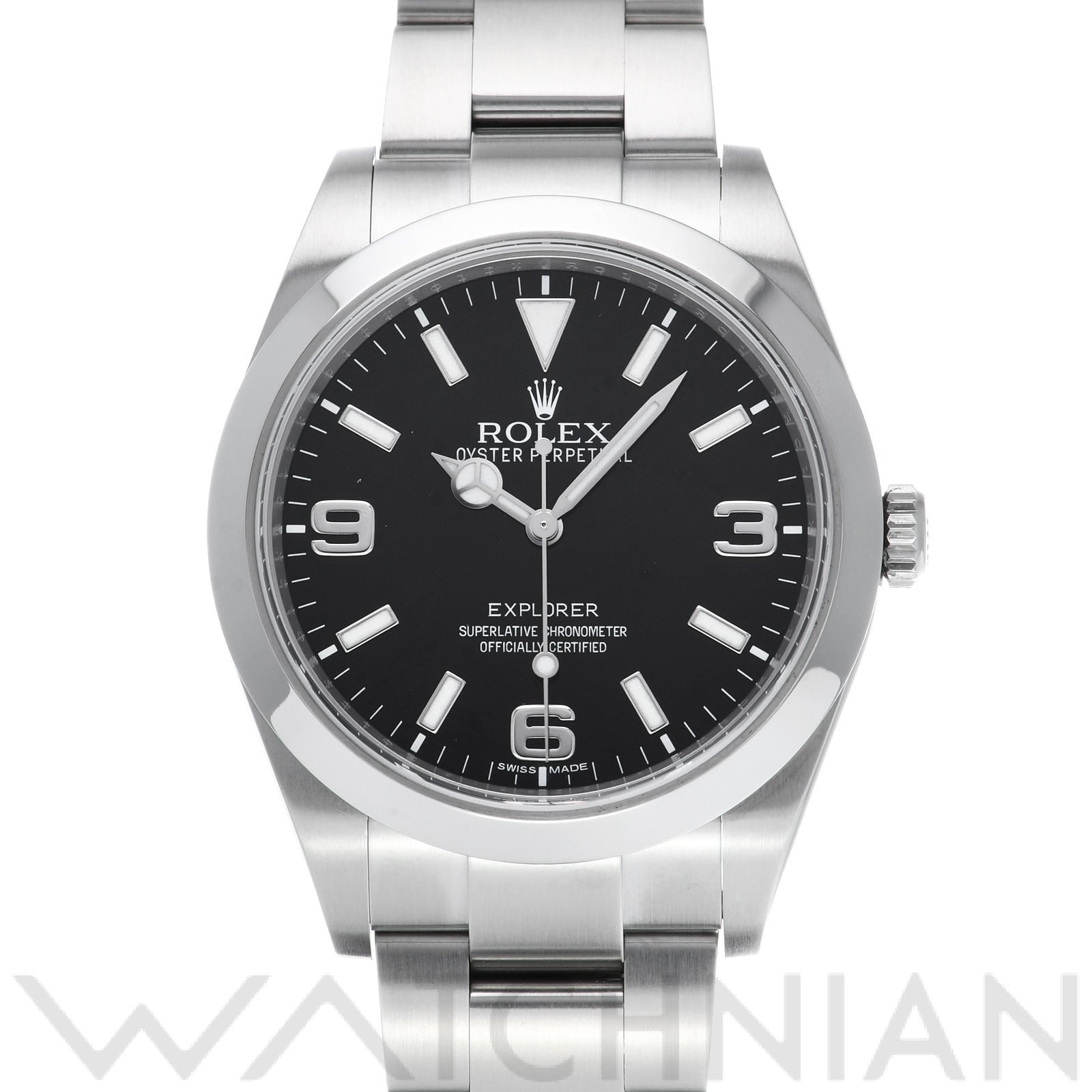 ロレックス エクスプローラー 214270 ブラック メンズ 時計 【中古】【wristwatch】