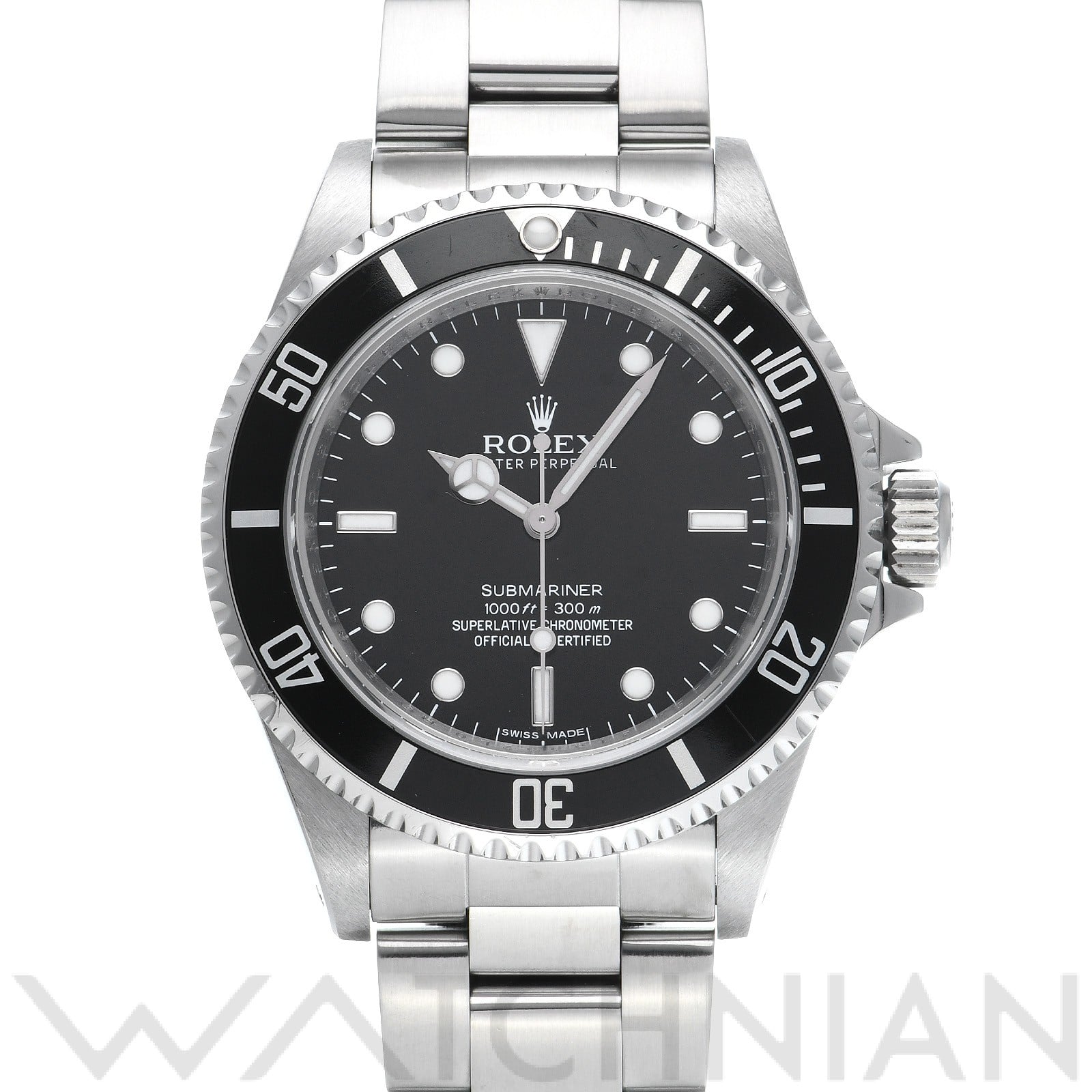 サブマリーナ 14060M ランダムシリアル ブラック ロレックス ROLEX メンズ 【中古】