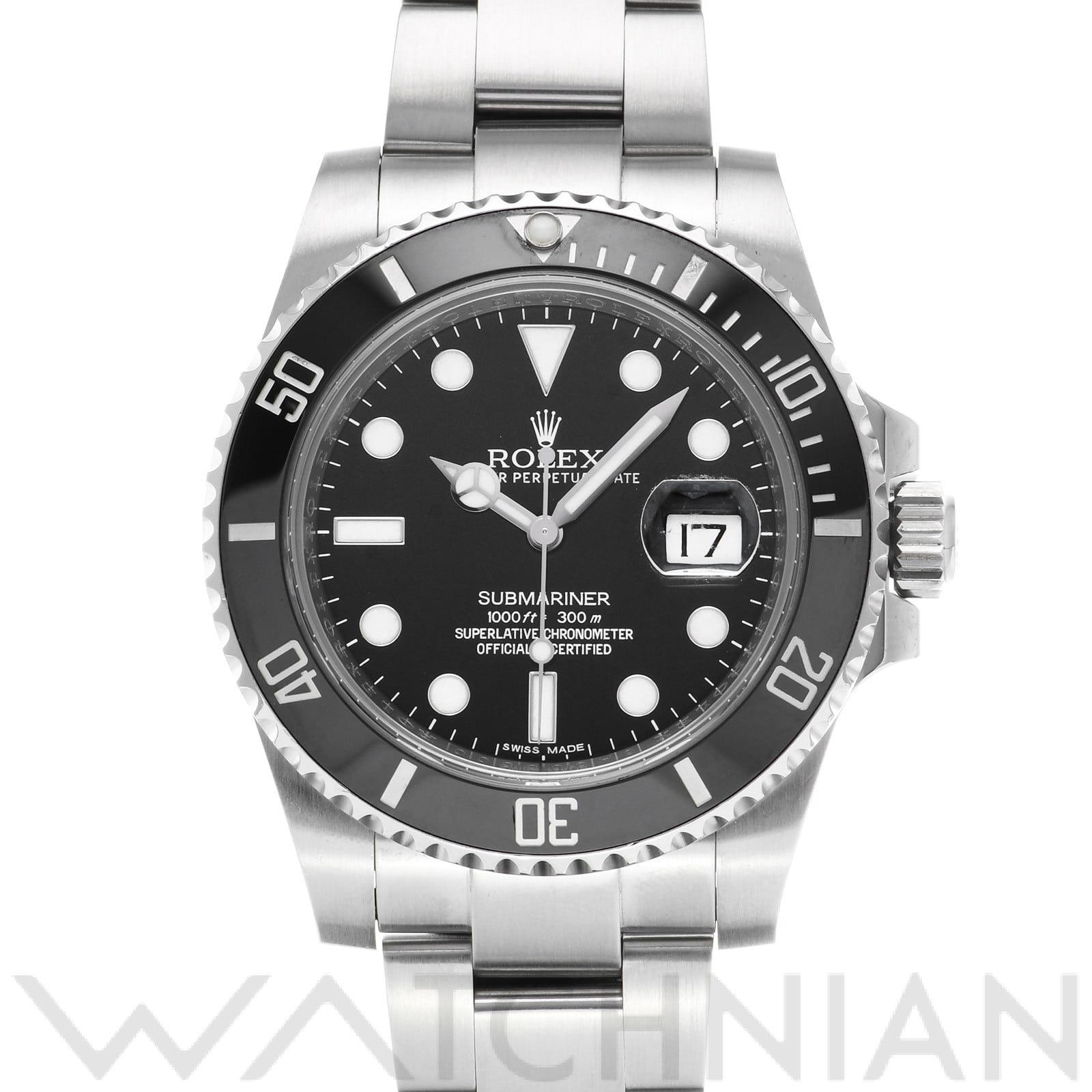 ロレックス サブマリーナ デイト 116610LN ブラック メンズ 時計 【中古】【wristwatch】