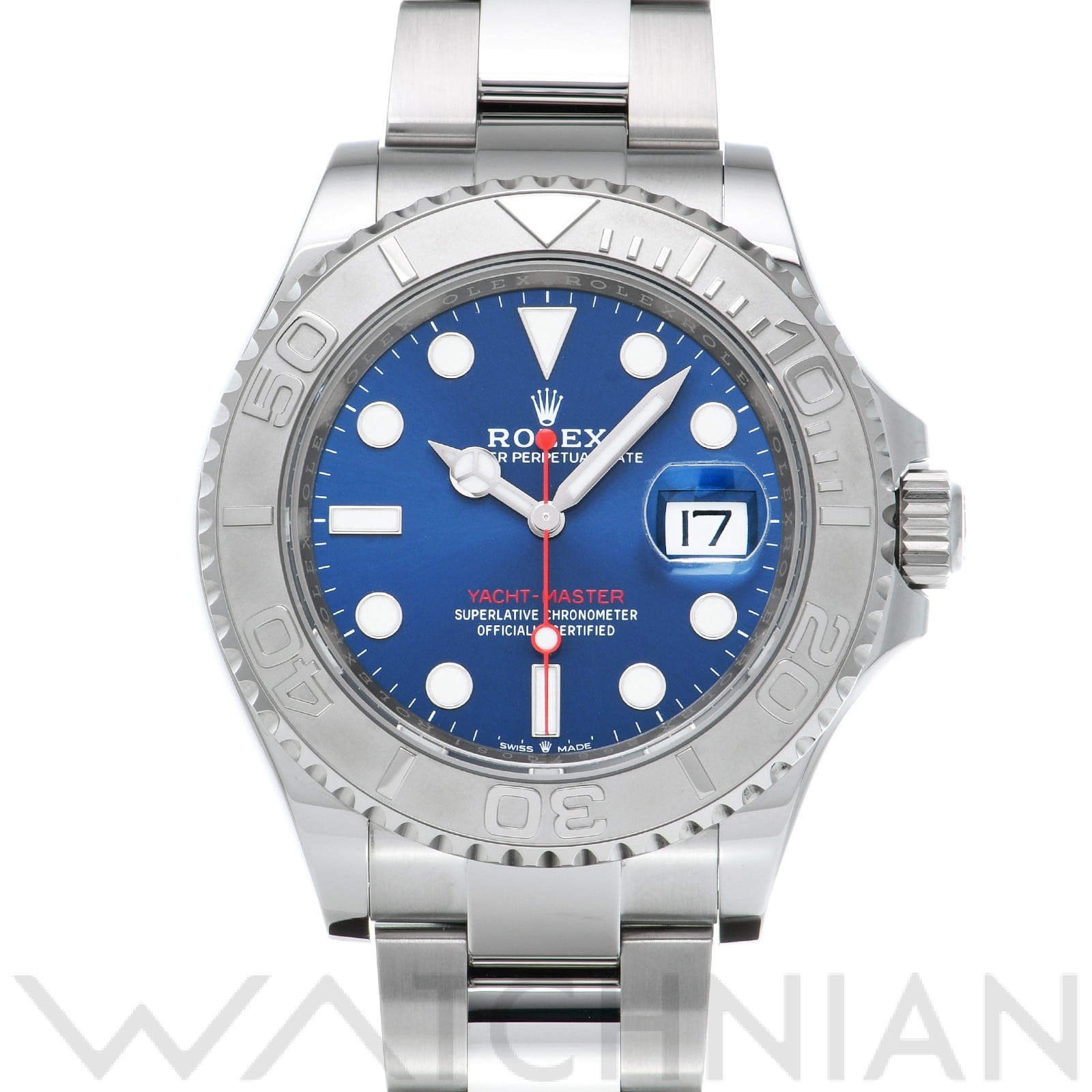 ロレックス ヨットマスター 40 126622 ブライトブルー メンズ 時計 【中古】【wristwatch】