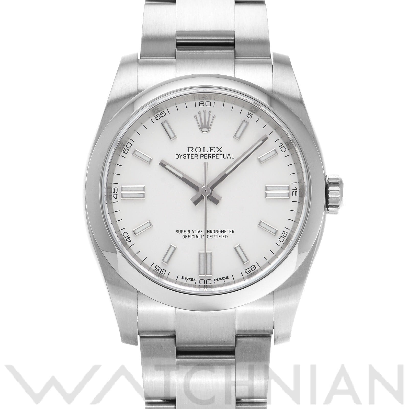 ロレックス オイスターパーペチュアル 36 116000 ホワイト メンズ 時計 【中古】【wristwatch】