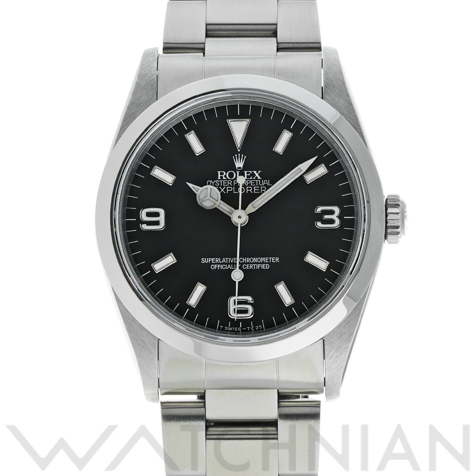 ロレックス エクスプローラー 14270 ブラック メンズ 時計 【中古】【wristwatch】