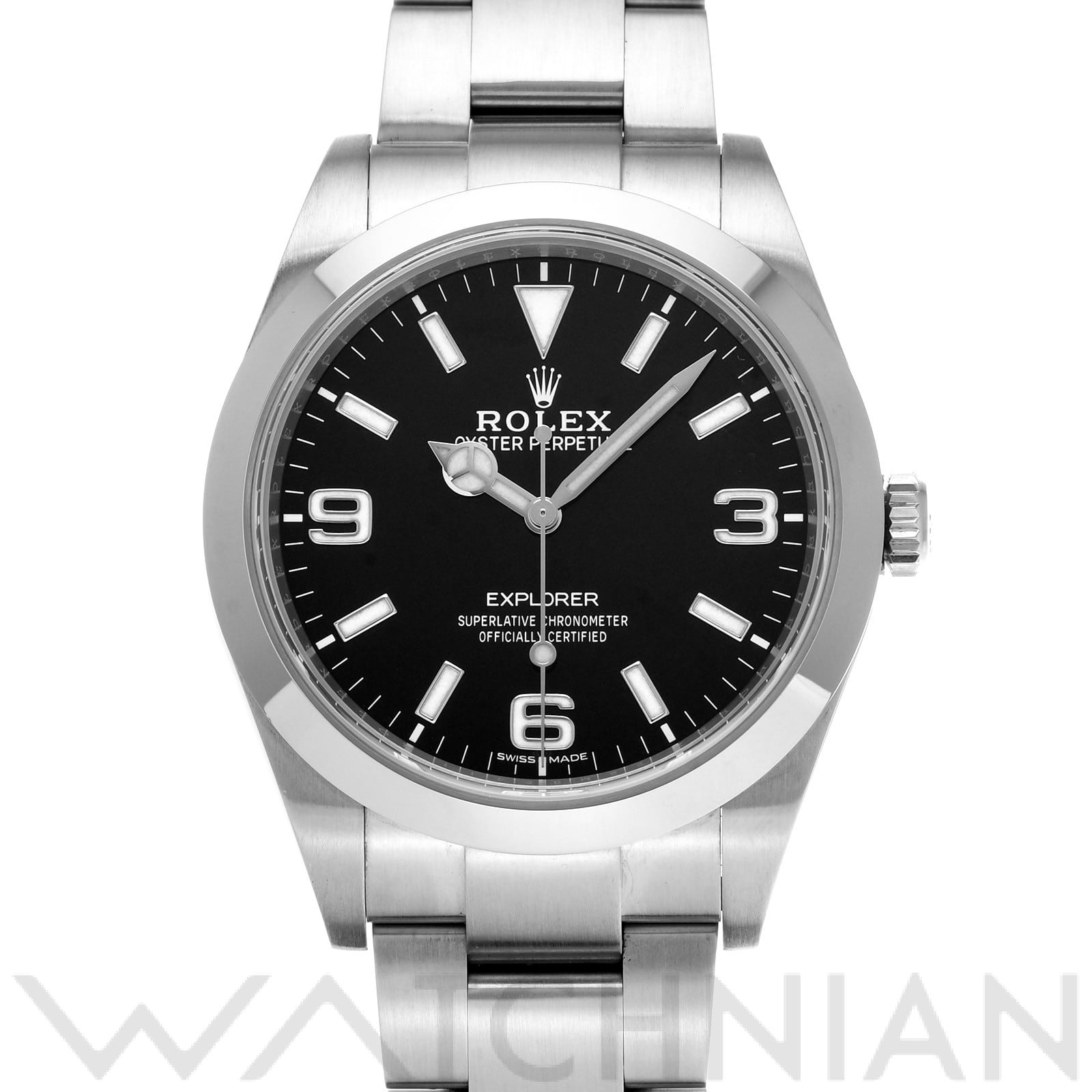 ロレックス エクスプローラー 214270 ブラック メンズ 時計 【中古】【wristwatch】