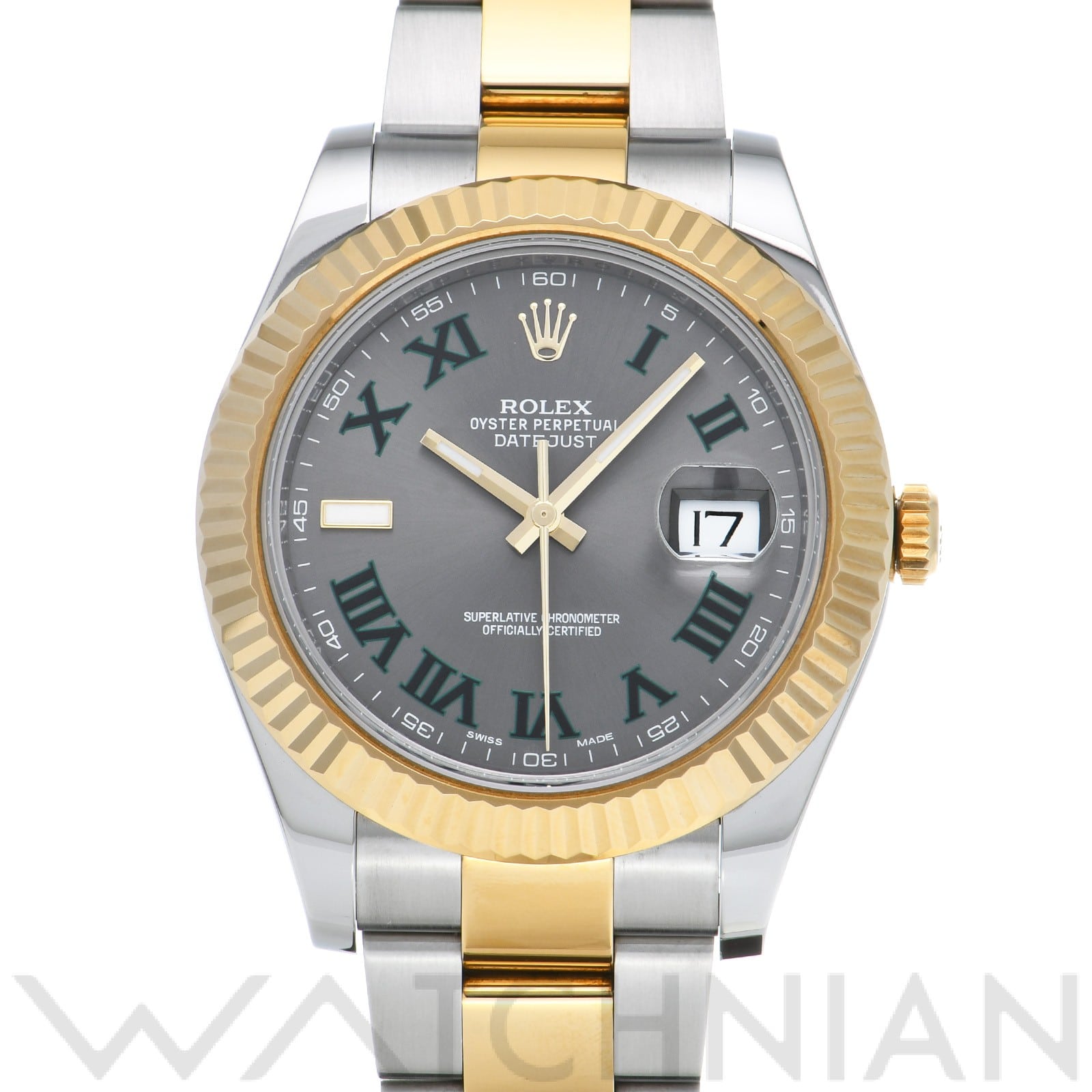 ロレックス デイトジャストII 116333 スレート メンズ 時計 【中古】【wristwatch】