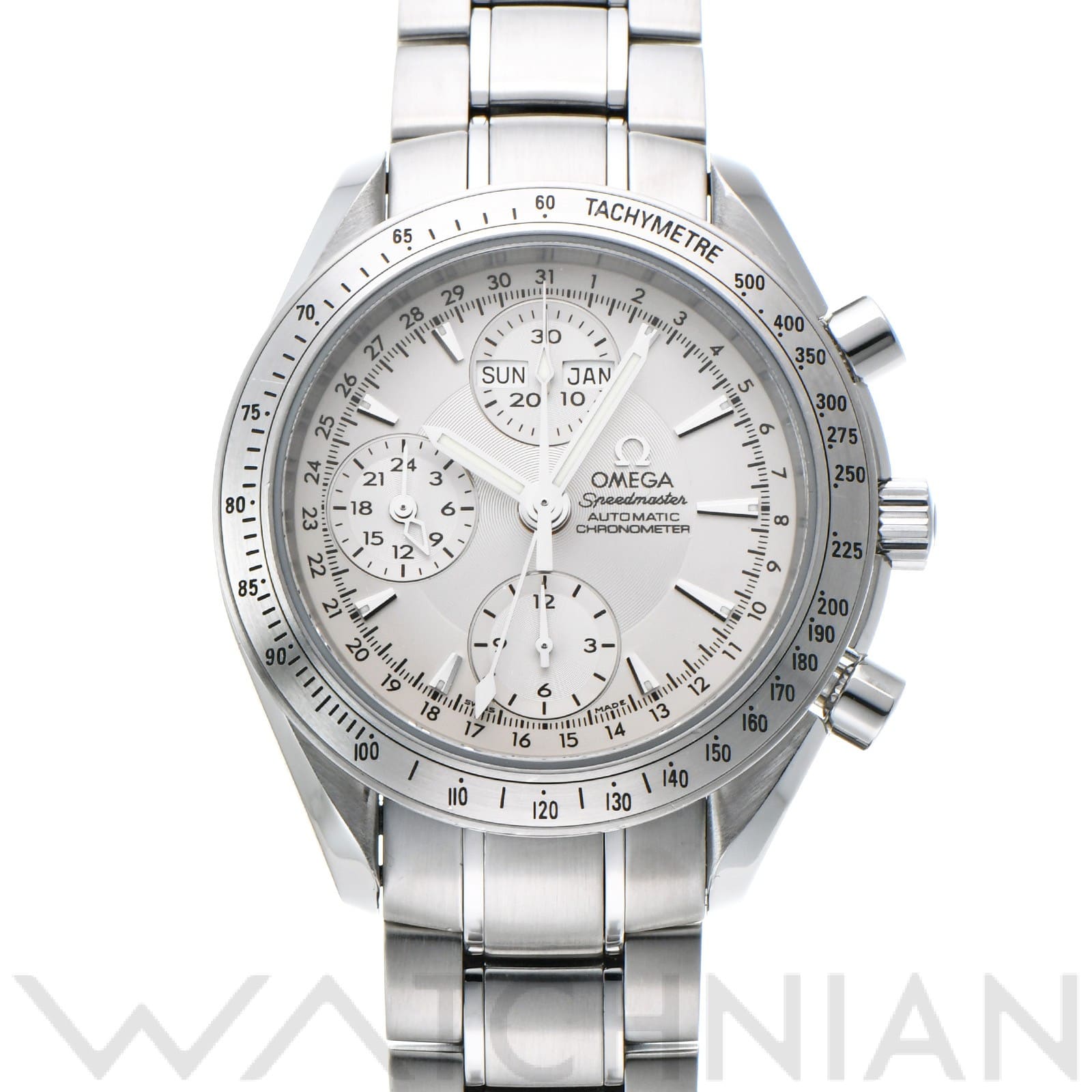 オメガ / OMEGA スピードマスター トリプルカレンダー クロノメーター 3221.30 シルバー メンズ 時計 【中古】【wristwatch】