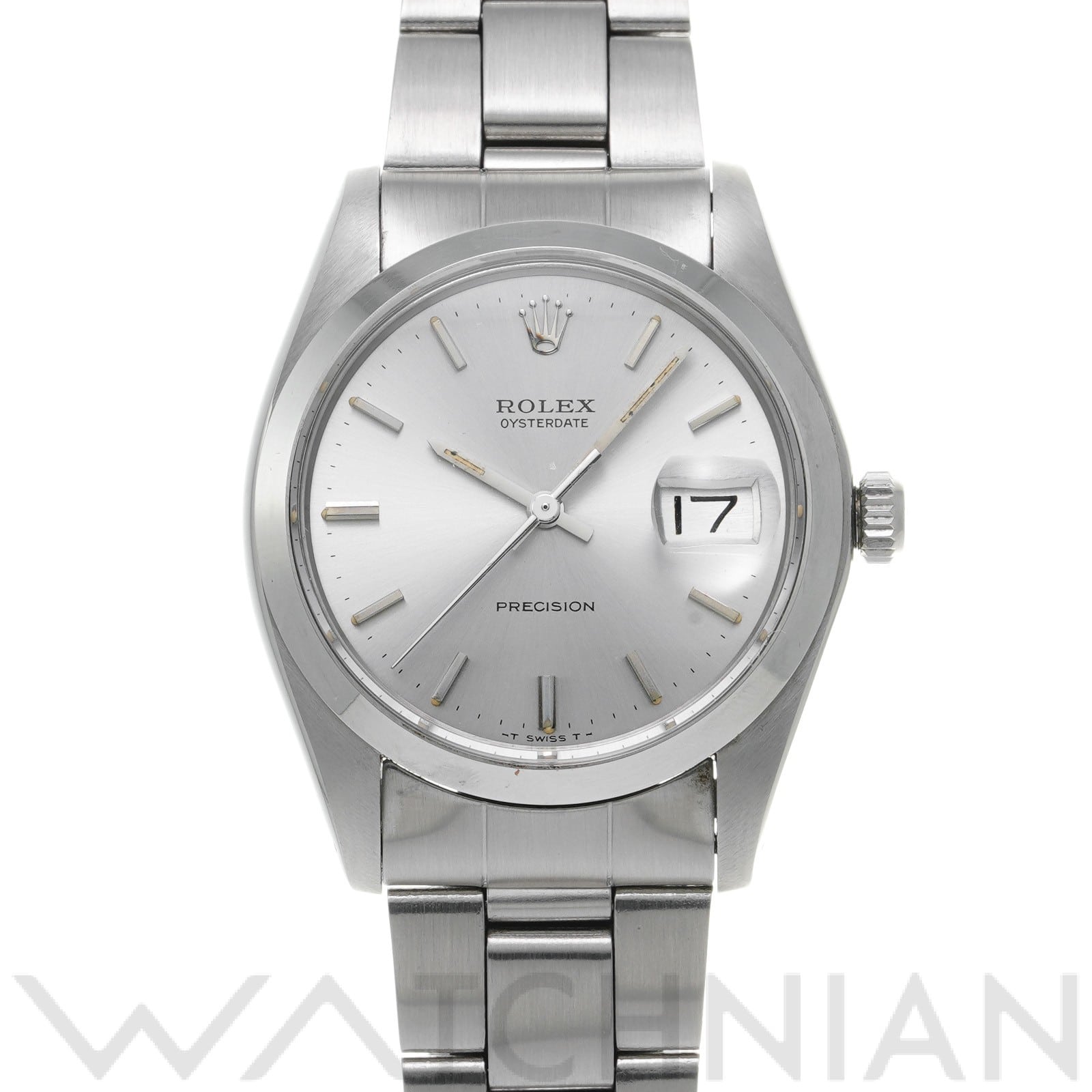 ロレックス オイスター デイト 6694 シルバー メンズ 時計 【中古】【wristwatch】