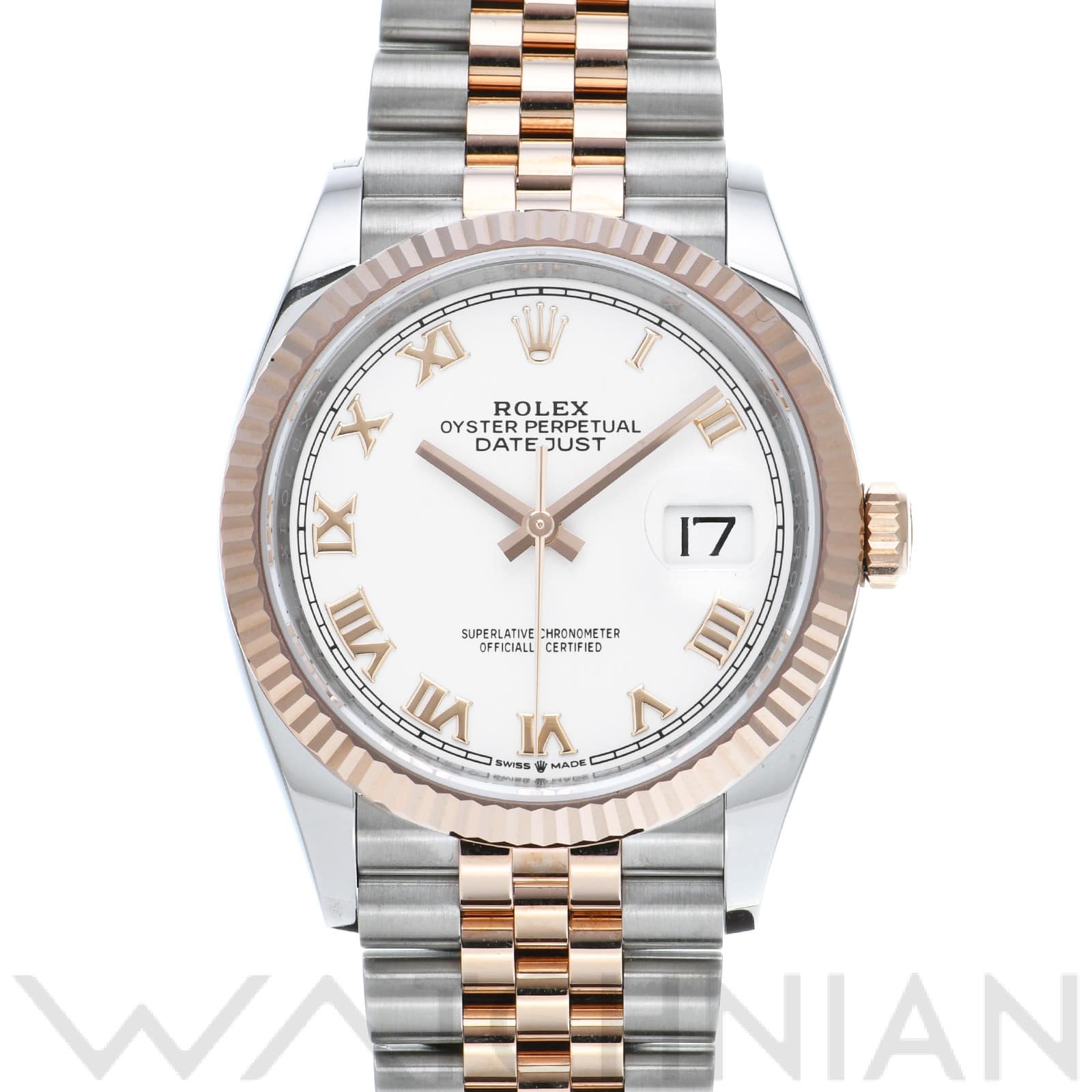 ロレックス デイトジャスト 36 126231 ホワイト メンズ 時計 【中古】【wristwatch】